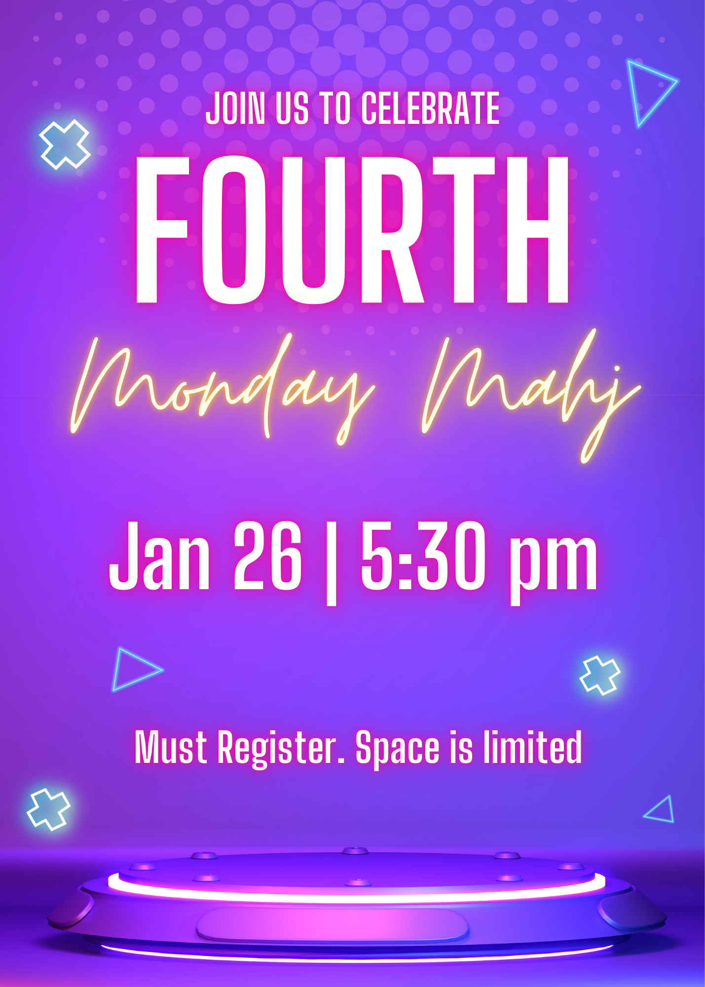 Fourth Monday Mahj at Snacks