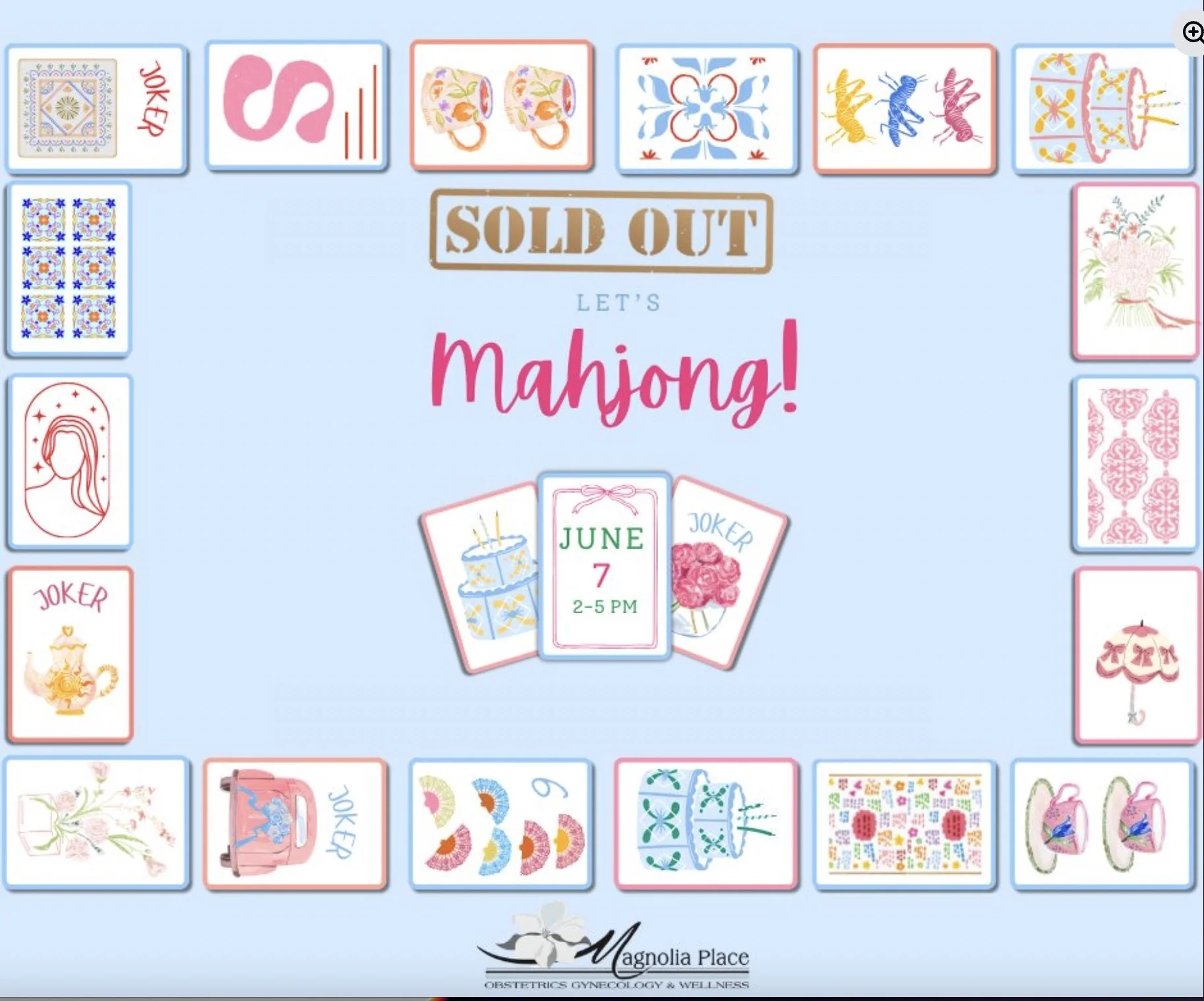 6/7 Mahjong 101: Beginner Basics at Magnolia Place OBGYN & Wellness