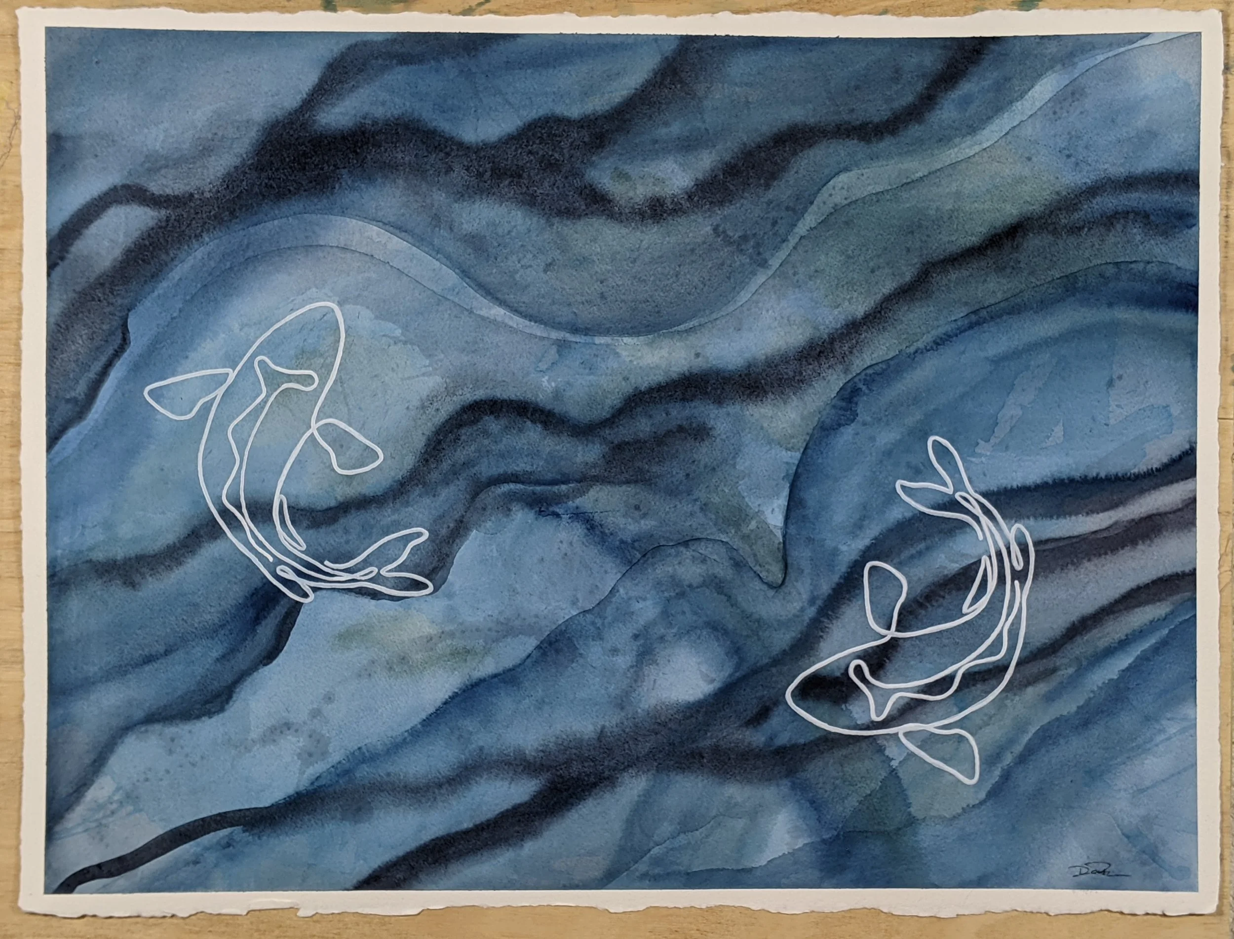 22" x 30" Watercolor
Modern Sea
SOLD