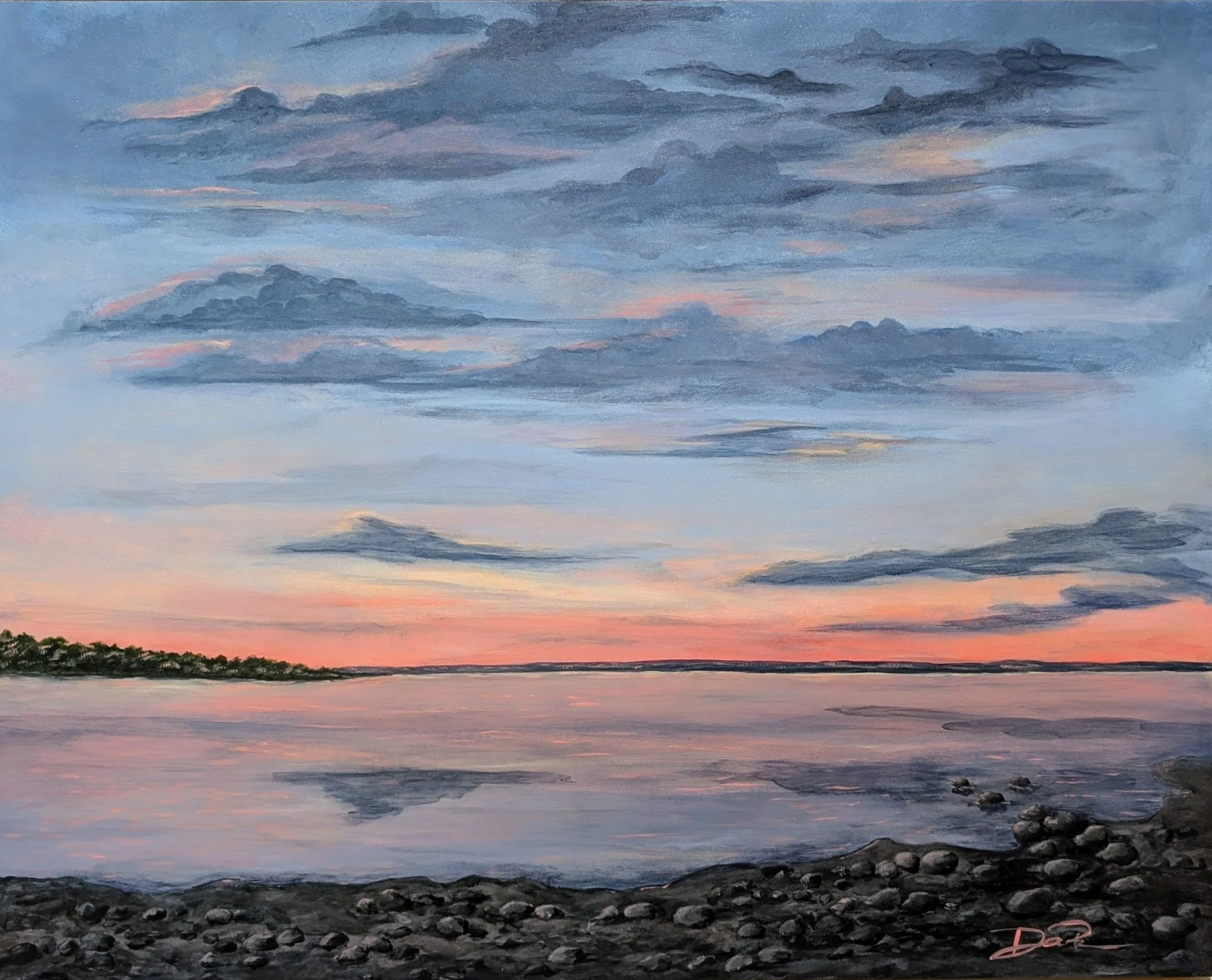 40"x30" Acrylic on Ampersand Panel
View Of Northport Bay Sunrise
COMMISSION