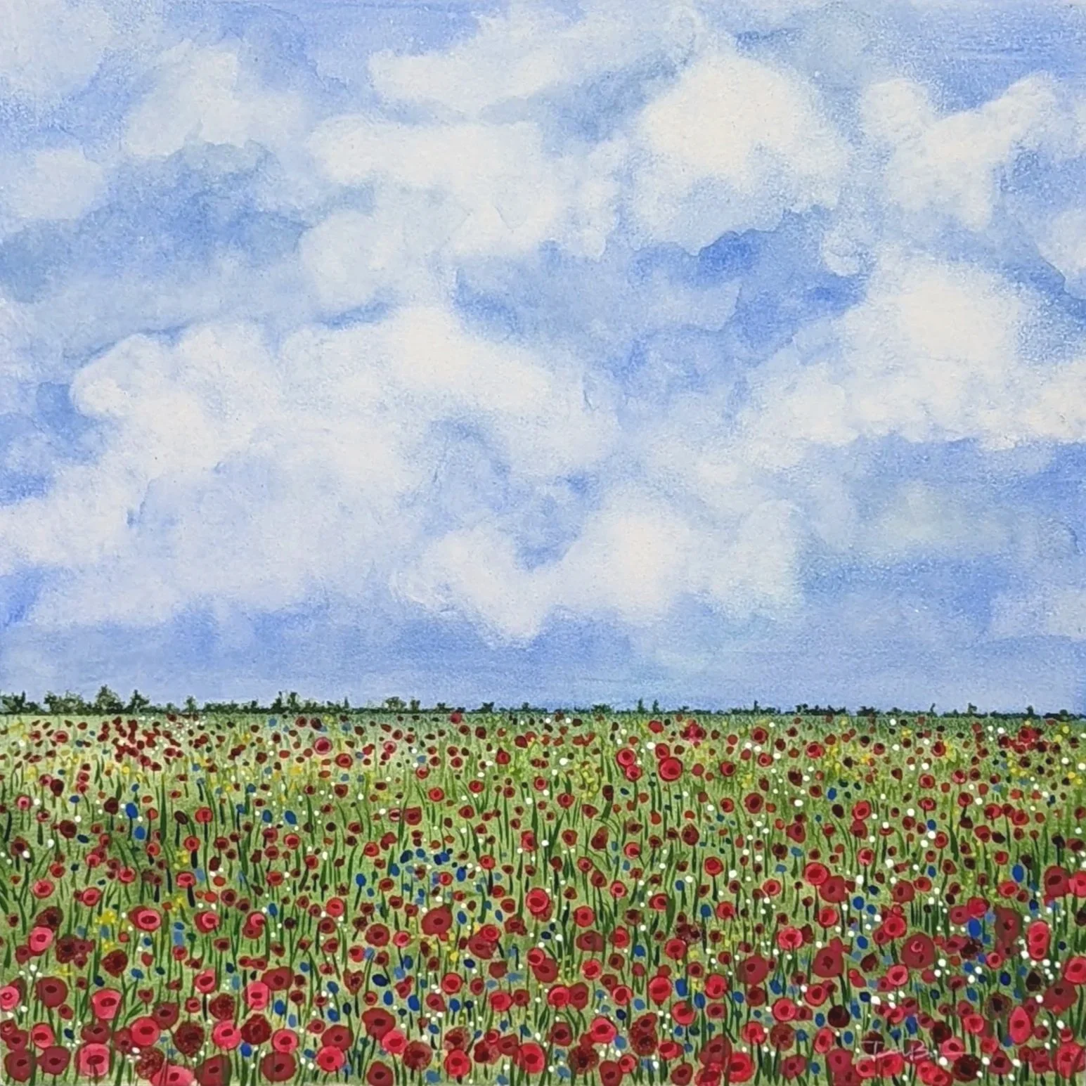 Watercolor on panel
Poppy Pride
SOLD