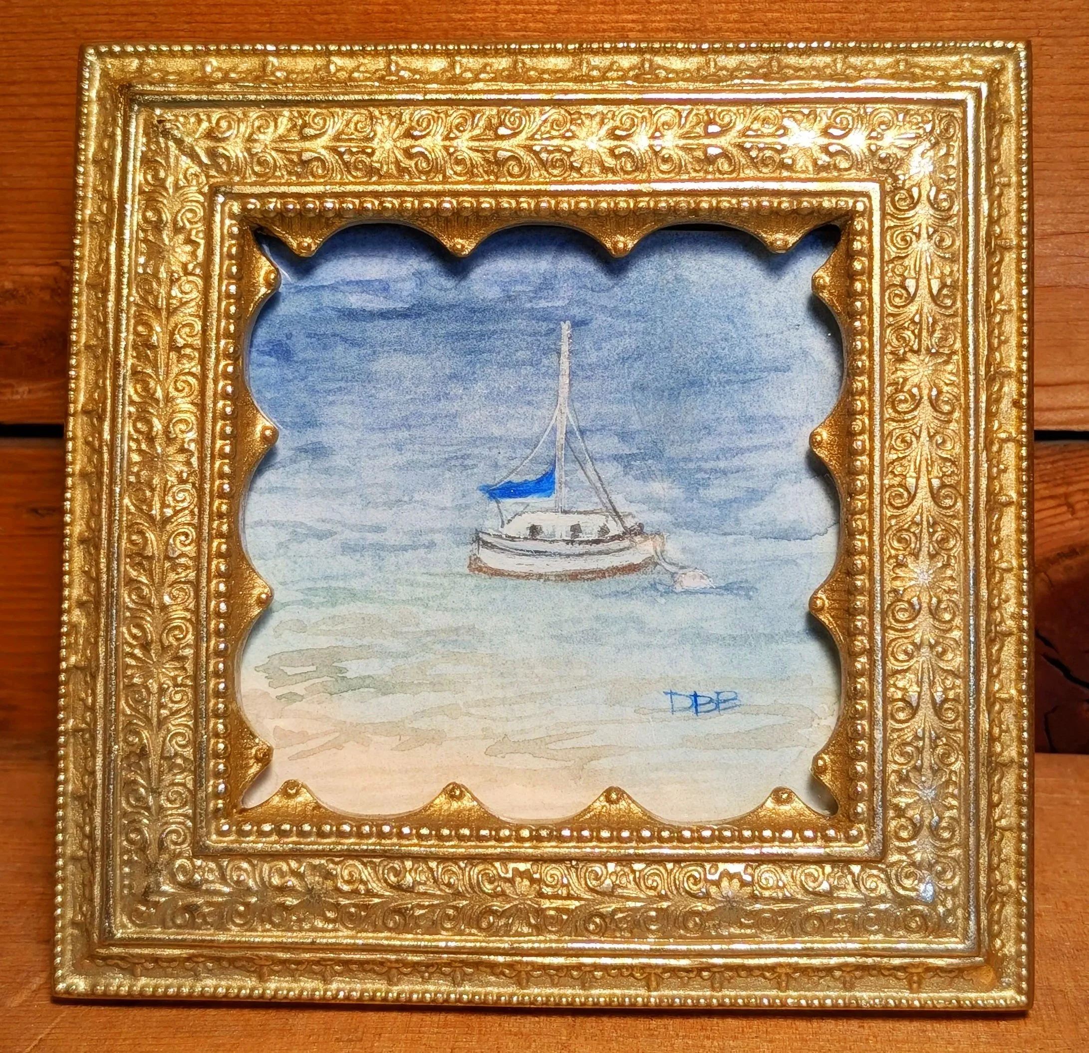 Mini Framed Watercolor
Sailboat
SOLD