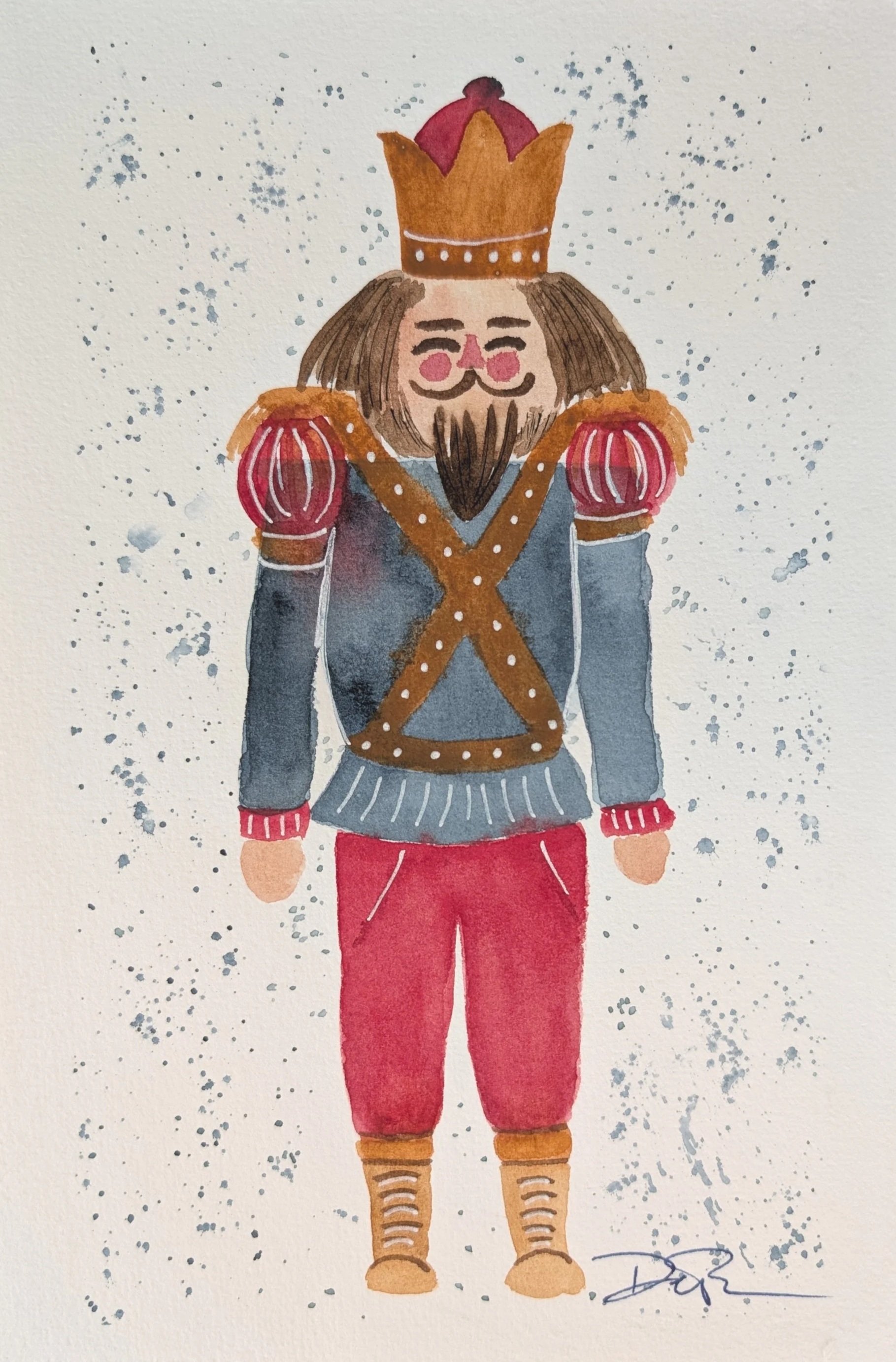 6"x9" Watercolor on paper
Nutcracker
AVAILABLE