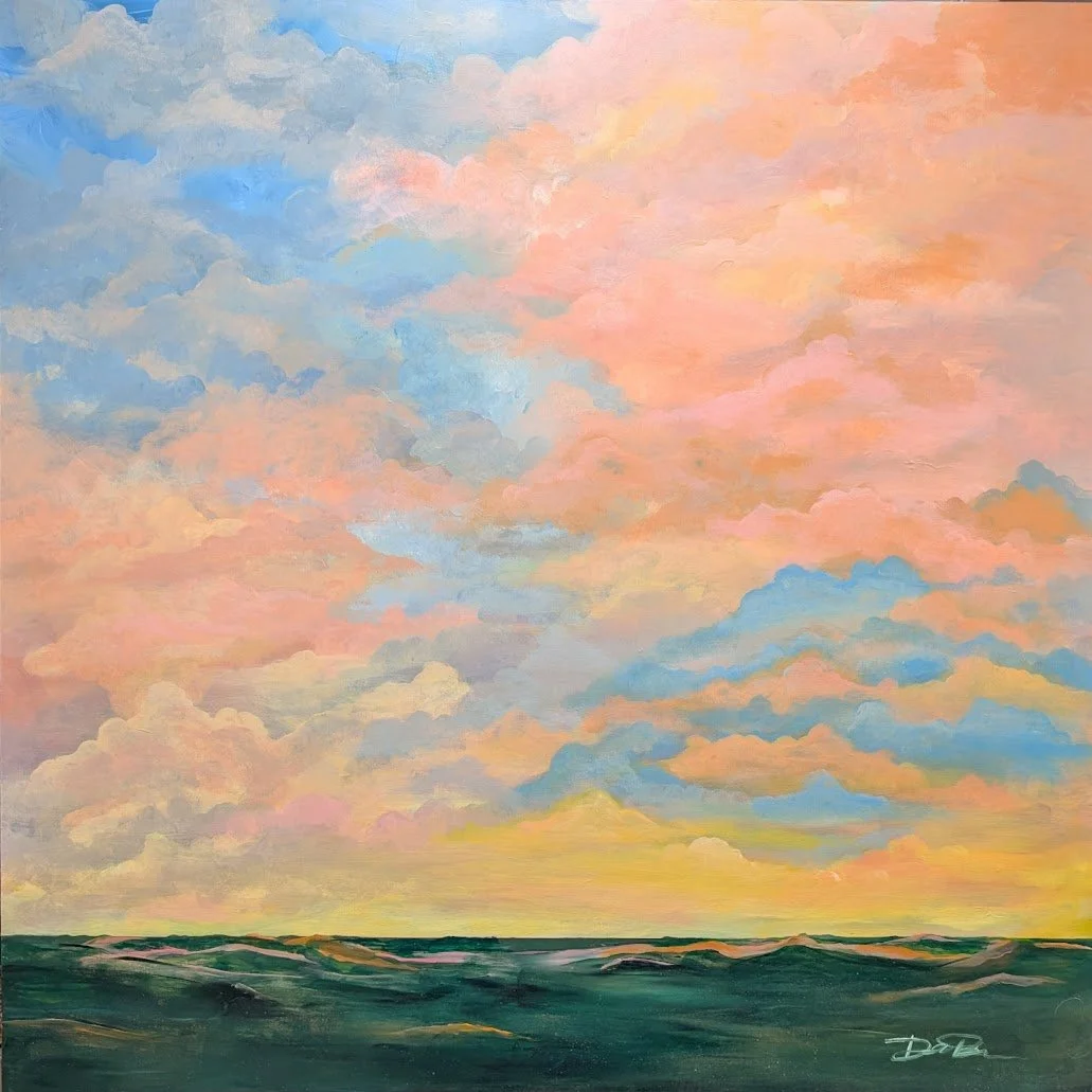 36" x 36" Acrylic on Ampersand Panel
Edge of Golden Hour
COMMISSION