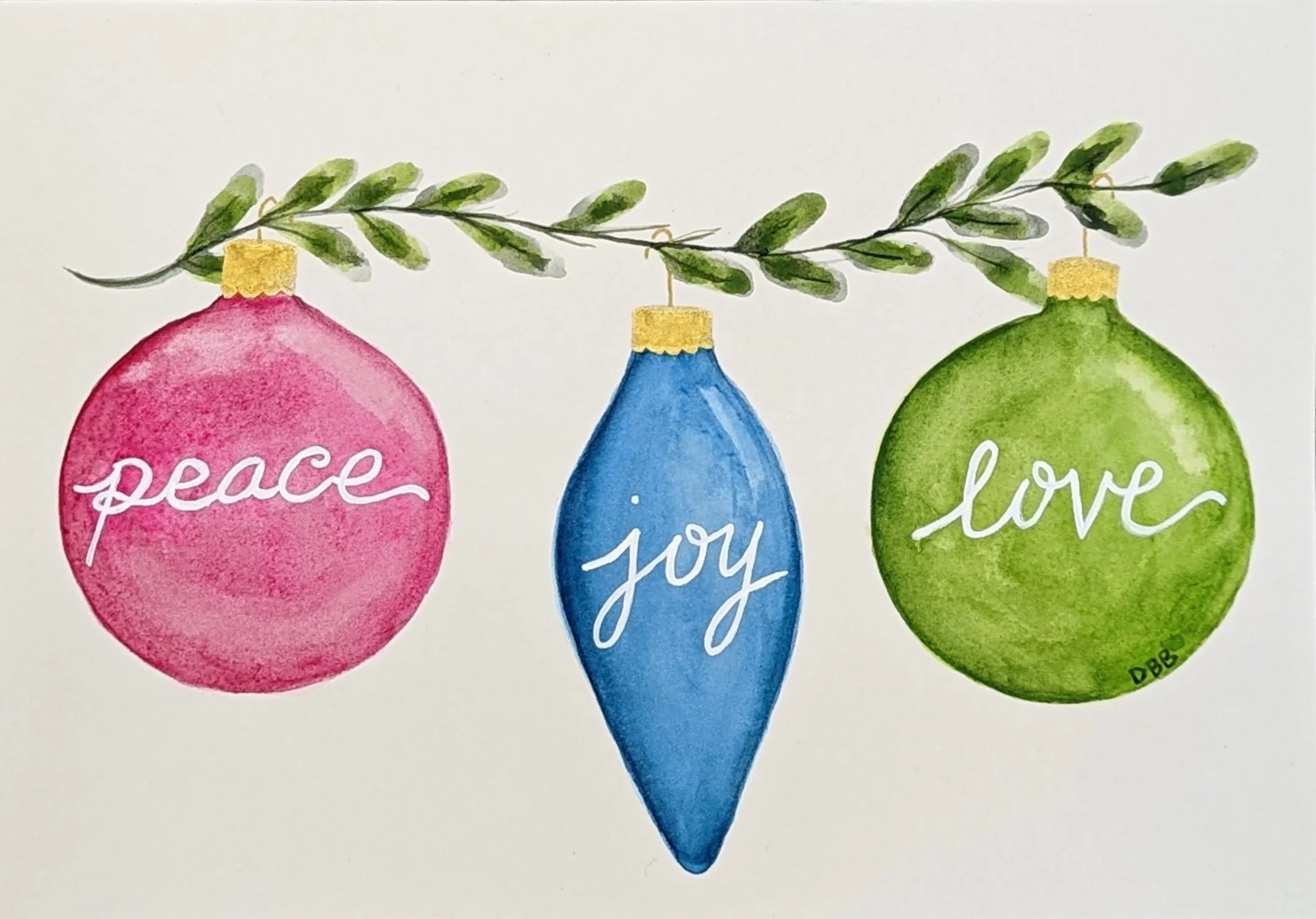 11"x7" Watercolor on paper
Ornamental Wishes
AVAILABLE