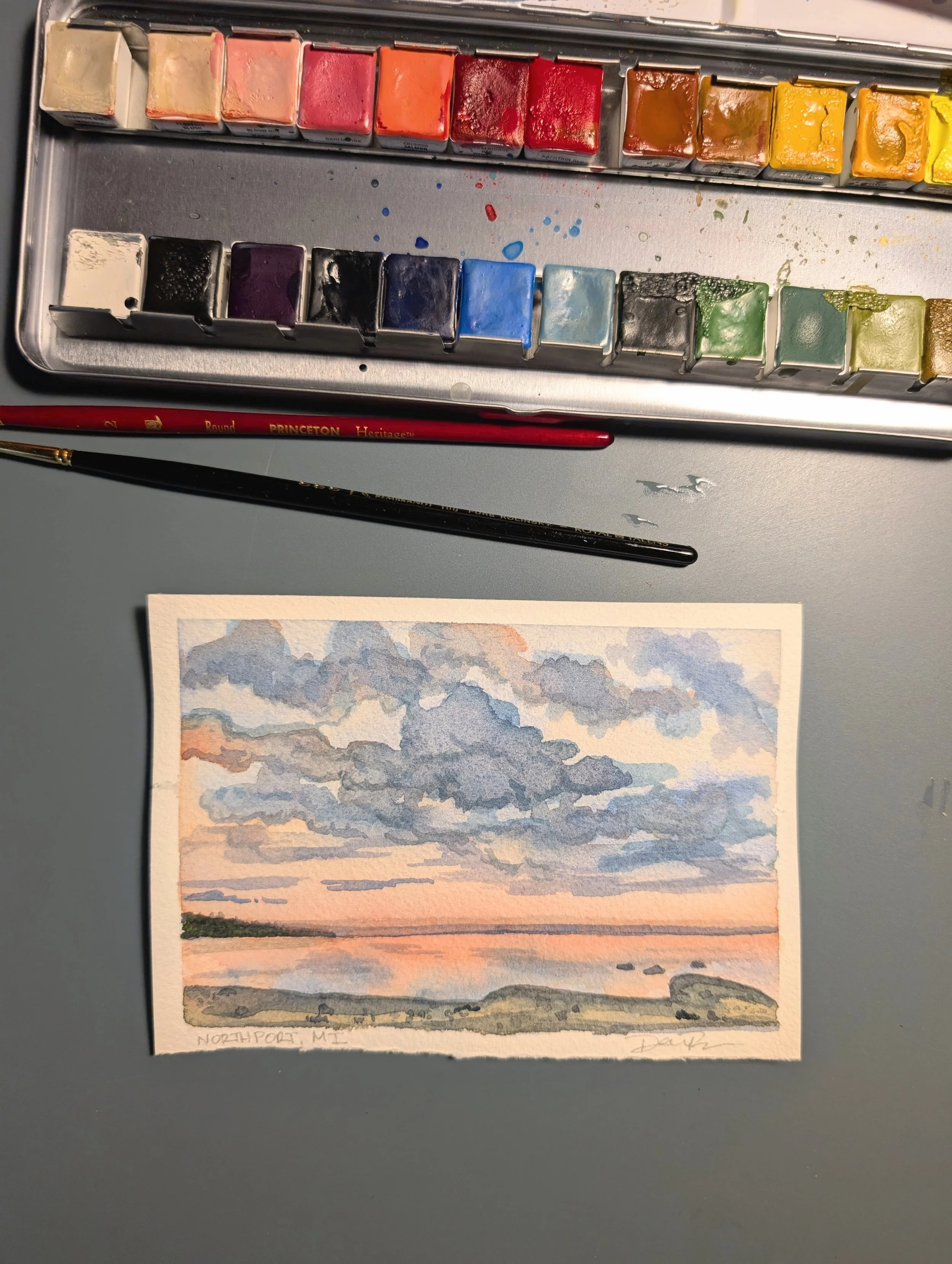 4" x 6" Watercolor
Evening View of Northport Bay
NFS