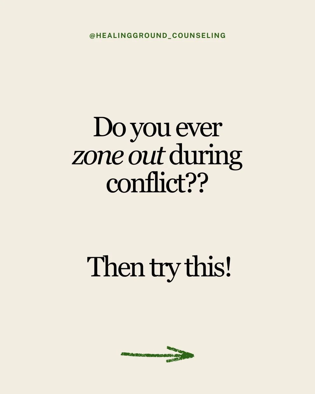 Zoning out during conflict is your nervous system's way of protecting you, but it also keeps you from being fully present in the moments and relationships that matter most.

These grounding techniques work because they anchor your mind back to your b