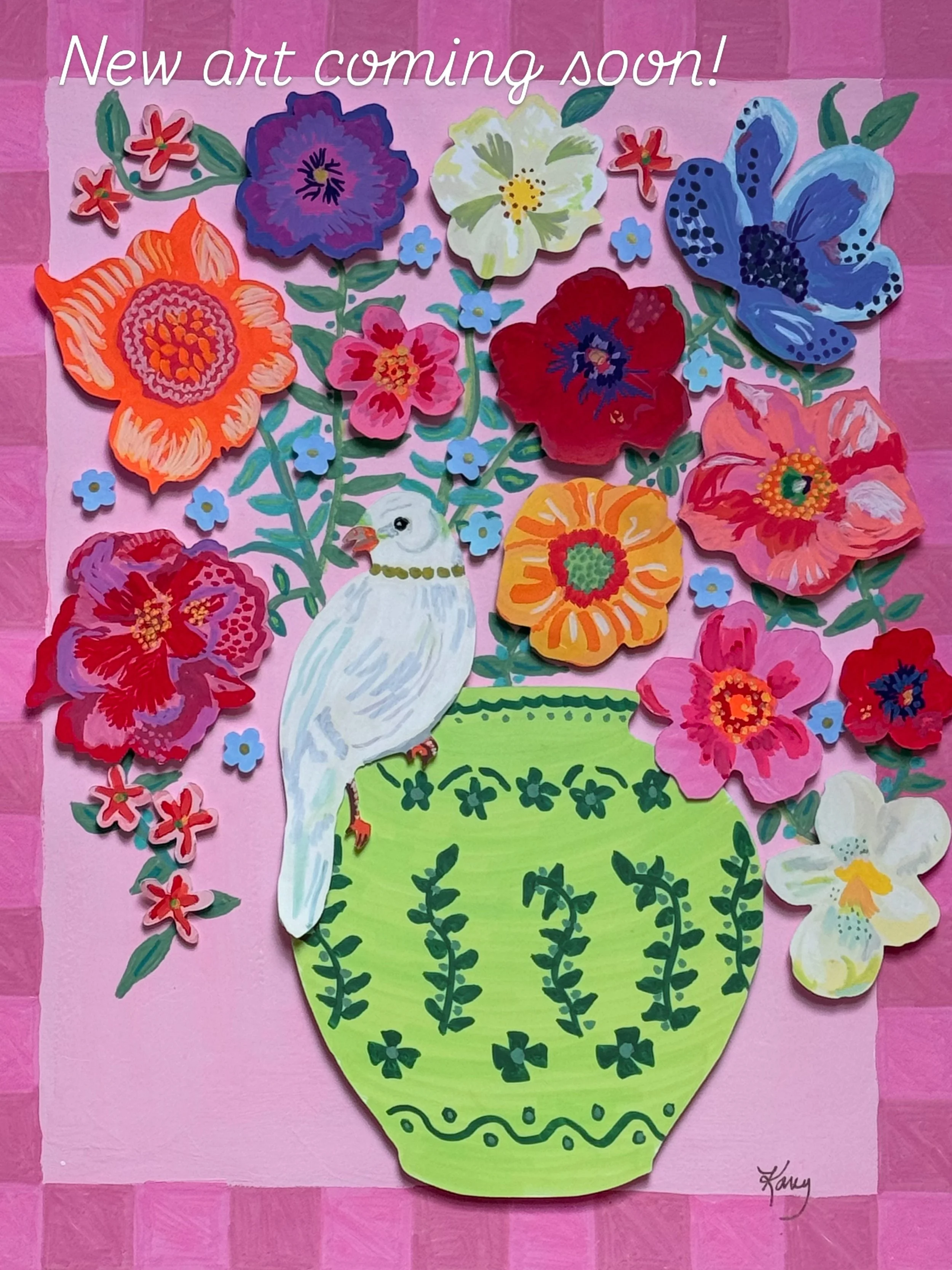 Putting down the camera and picking up a paintbrush. Here&rsquo;s to a summer filled with painting classes and experiments. What are you trying to accomplish this season? 💐