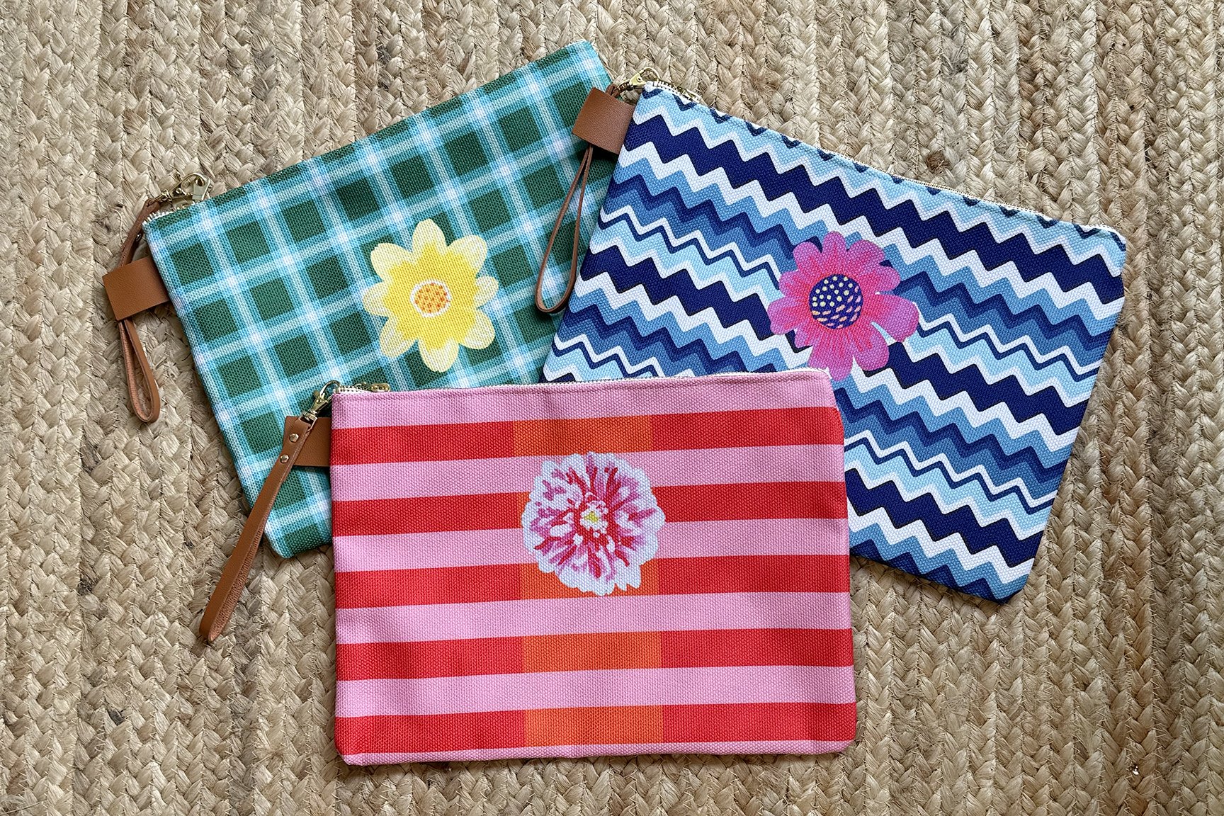 Woven Mahjong Tile & Accessory Bags