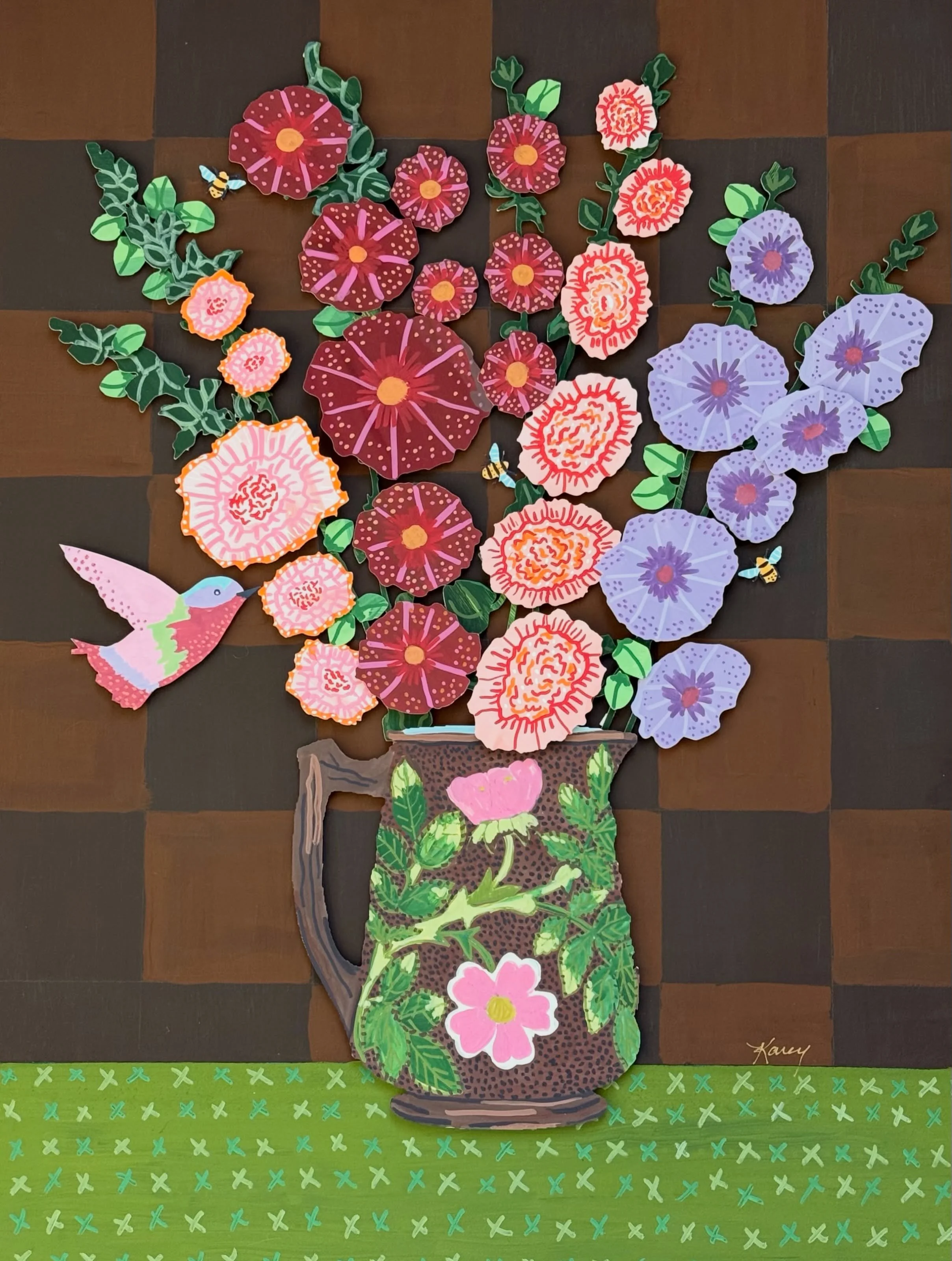 I have a hard time painting with colors that don&rsquo;t reflect the season I&rsquo;m in. Like trying to paint Christmas in July. Right now I should be working in spring colors for next years&rsquo; releases, but I just can&rsquo;t help myself. I hav