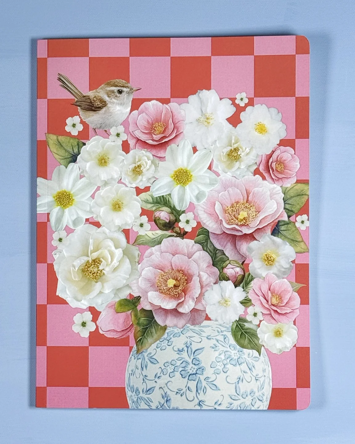 Notebook: Pink check