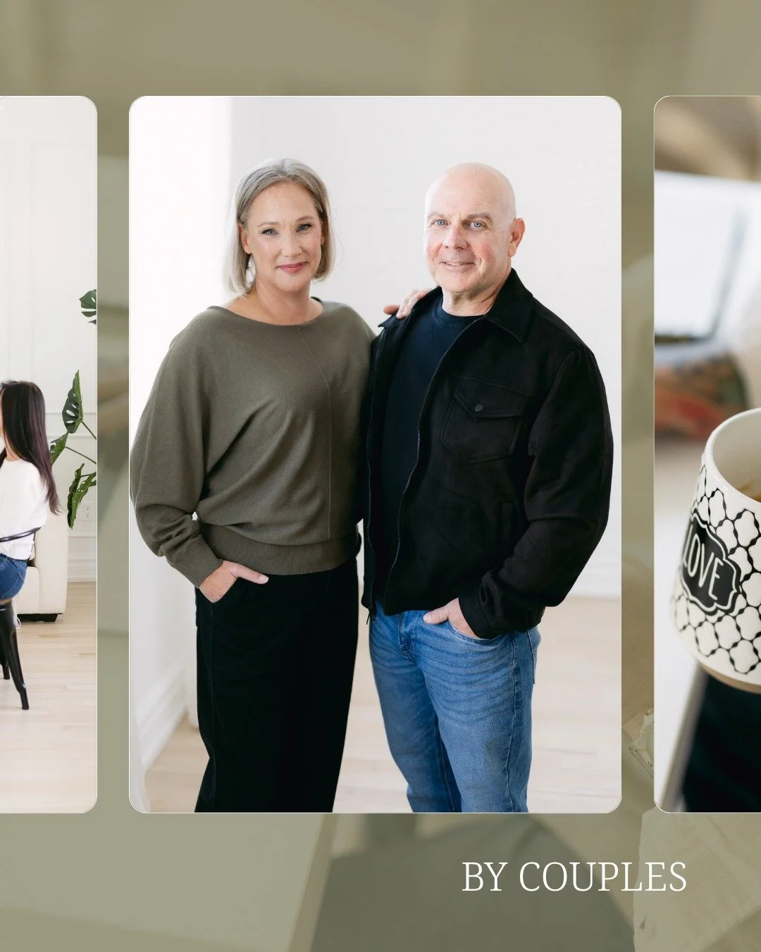 Hi! We're Jane and Richard!

As your therapists, we do more than counsel you - we sit with you, as you invest in your relationship in a whole new way.

When we met, like many couples, we came together with different histories, different wounds, and d