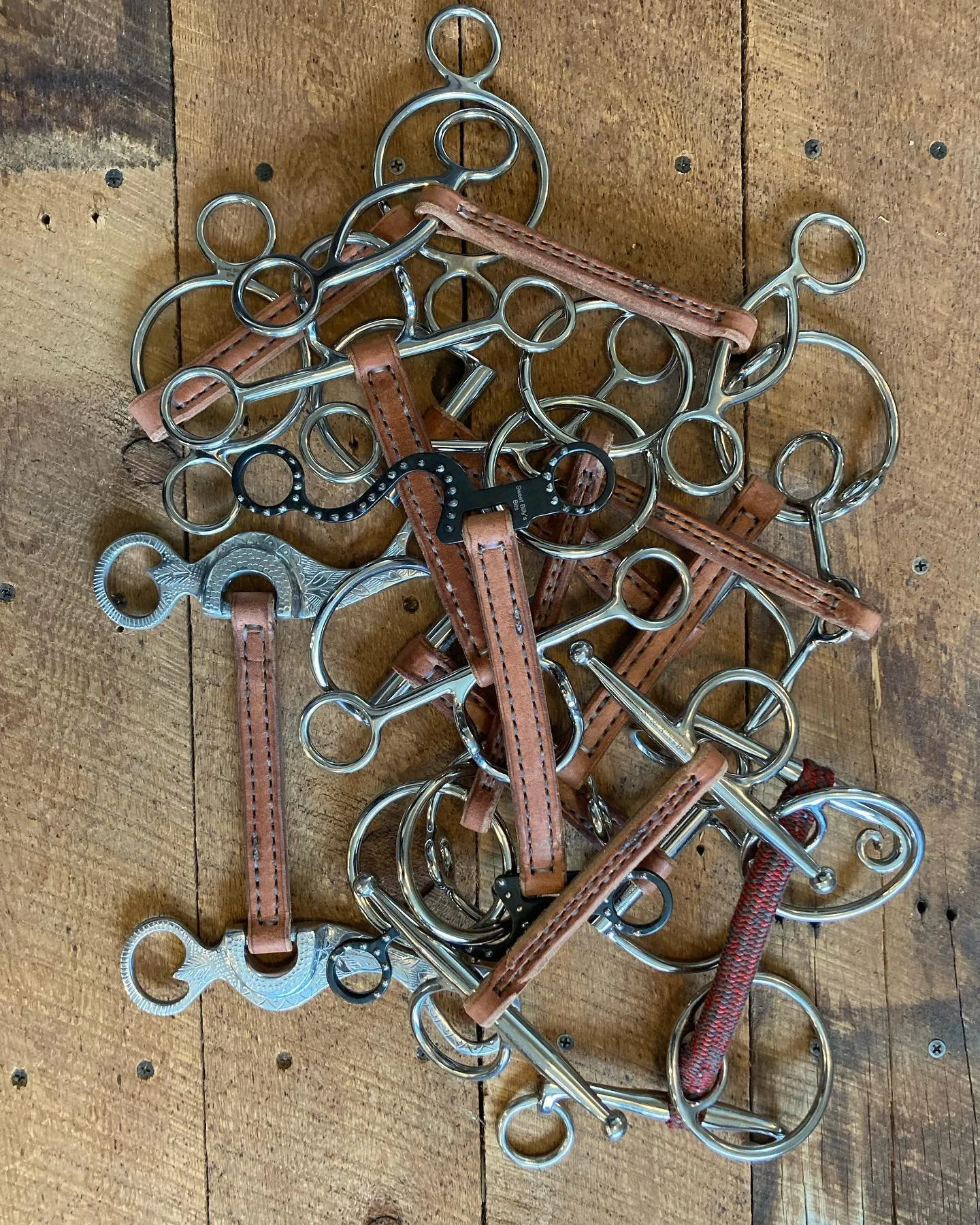 Sweet Billy's Bits - Leather Snaffles