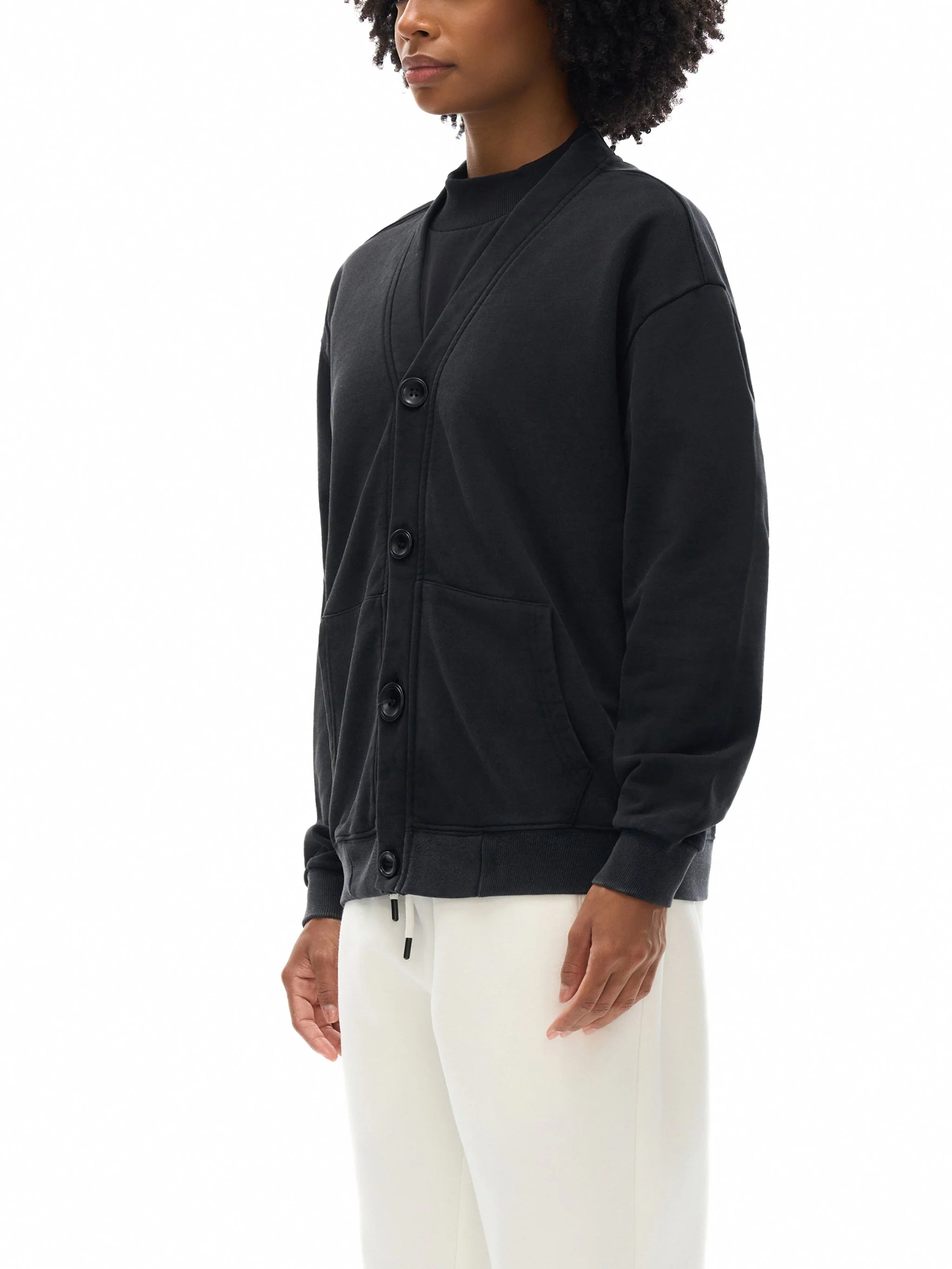 CARDIGAN EN COTON CHAUD