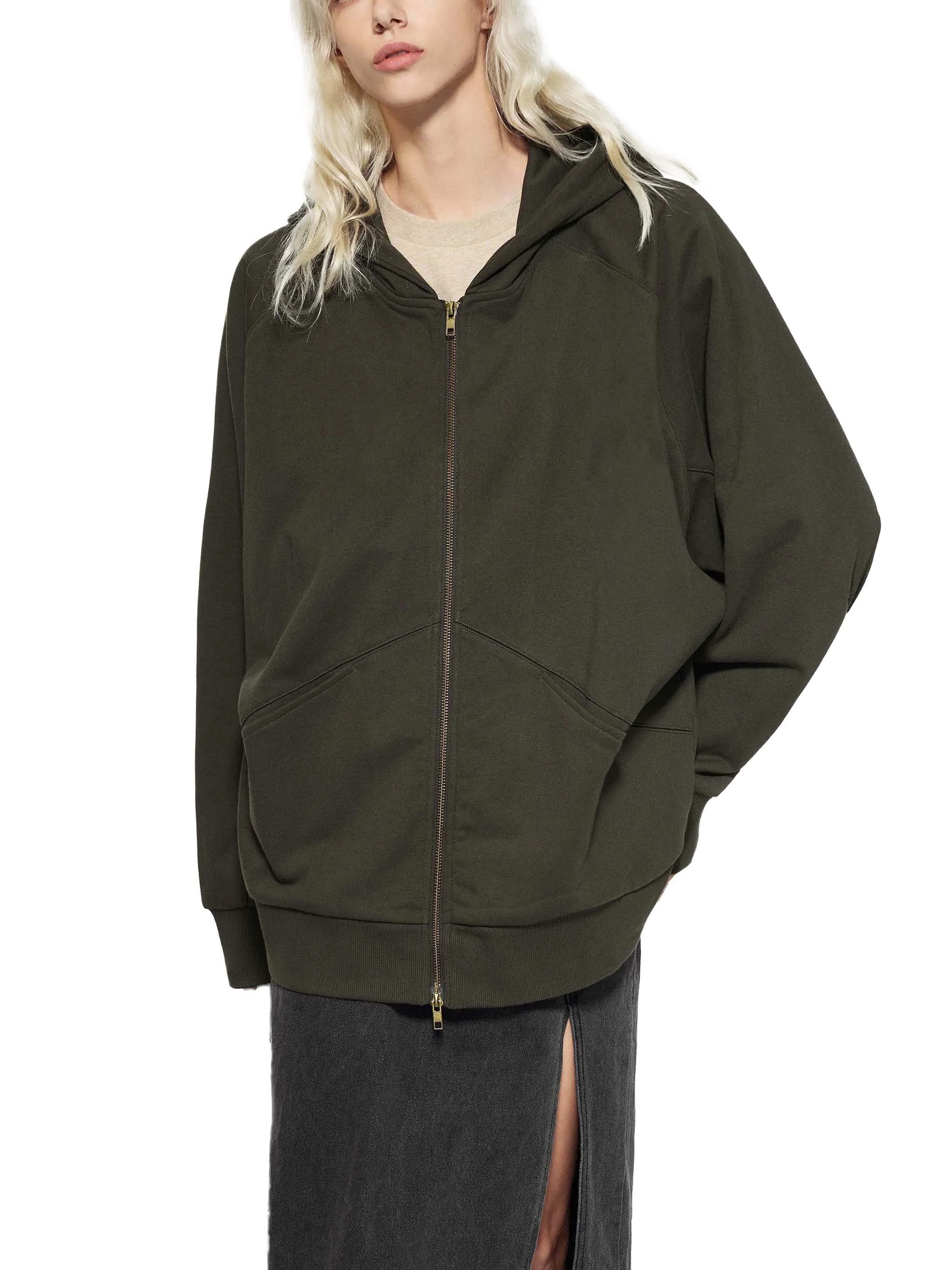 SWEAT A CAPUCHE ZIPPE