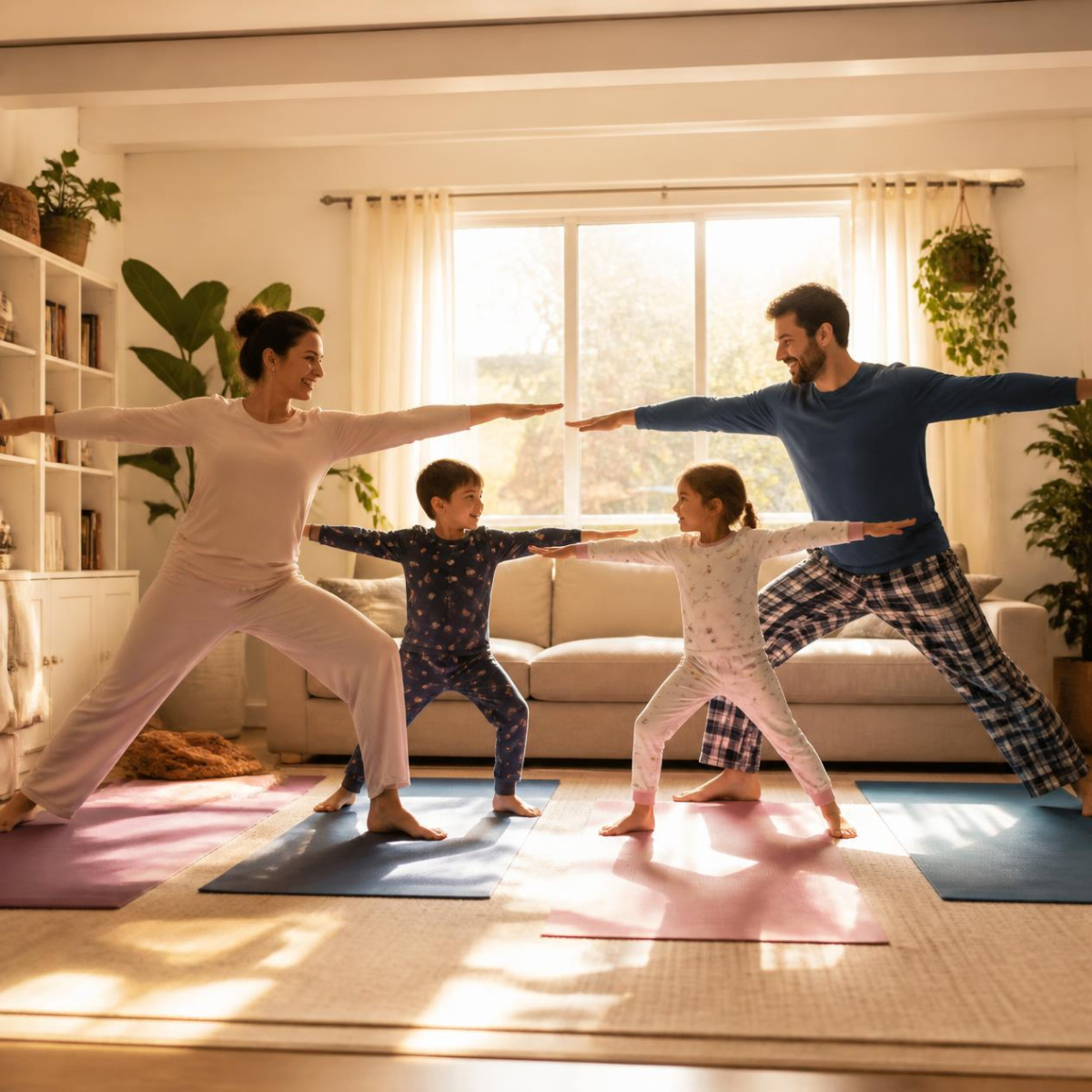 Pajama Party Family Yoga