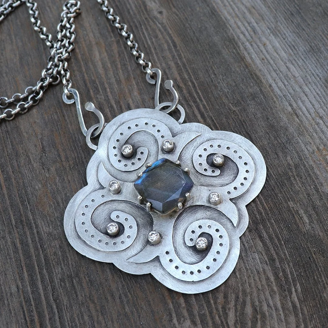 Sparks in a Cloud Pendant