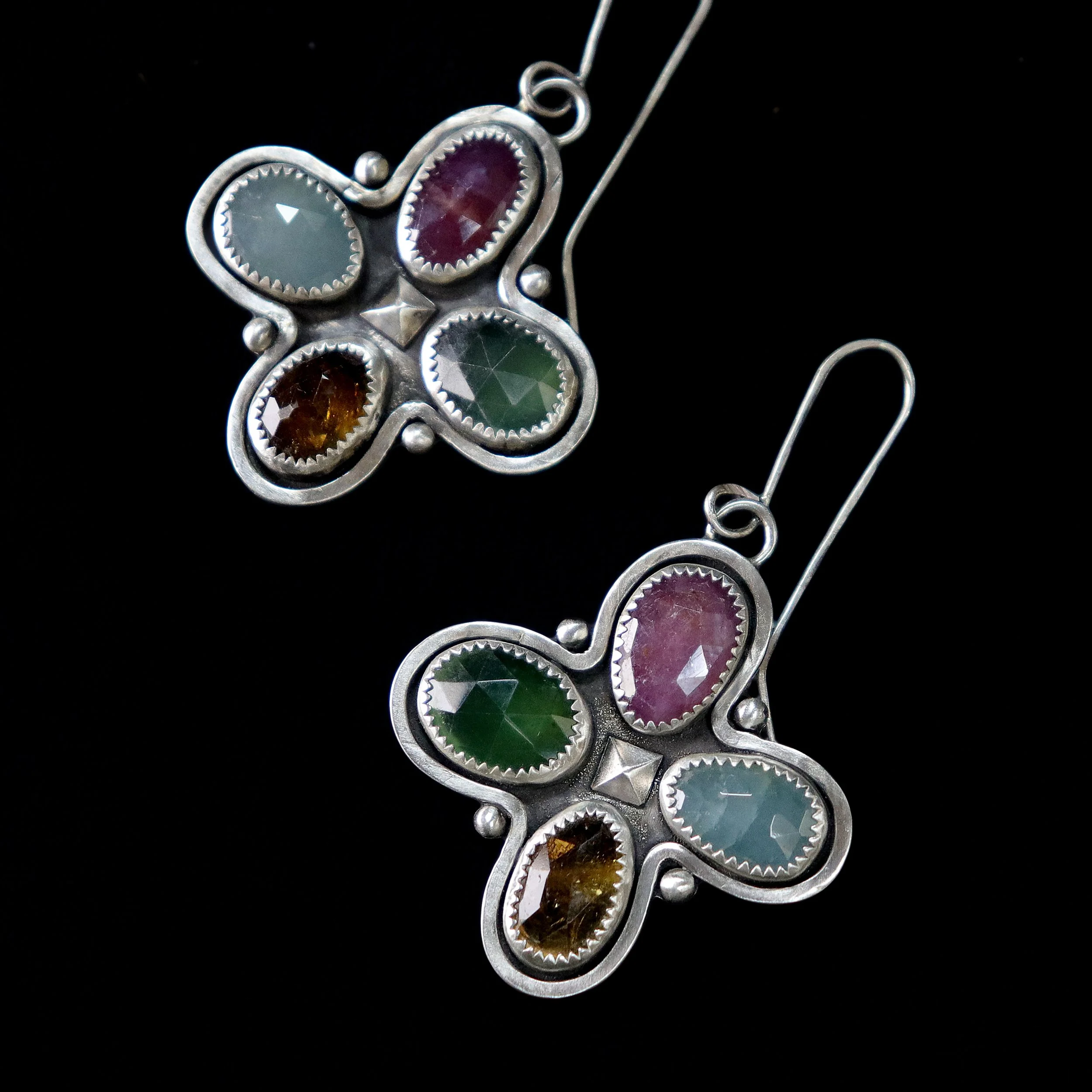 Four Color Quatrefoil Earrings-2.jpg