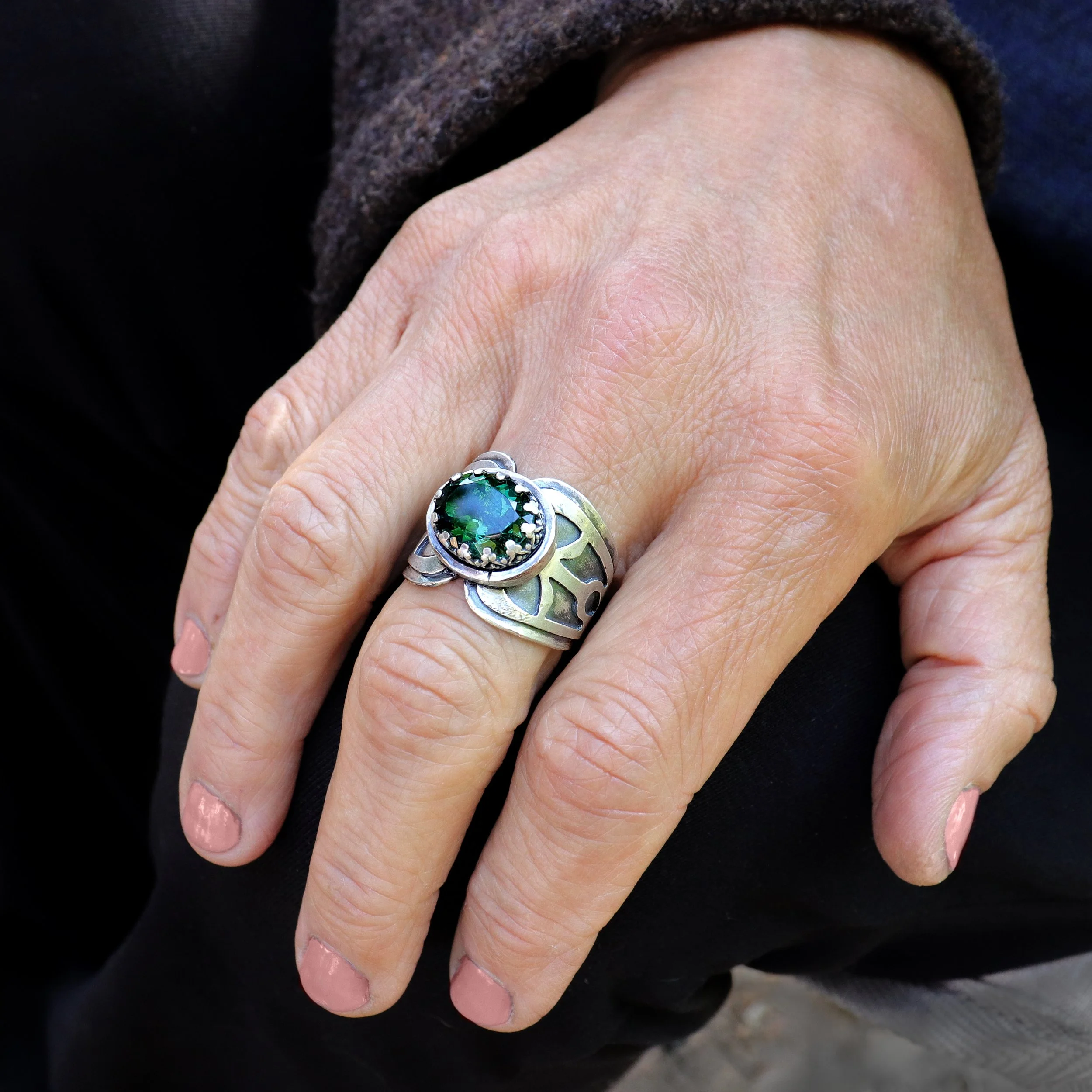 Green Kyanite Tapestry Ring-model.jpg