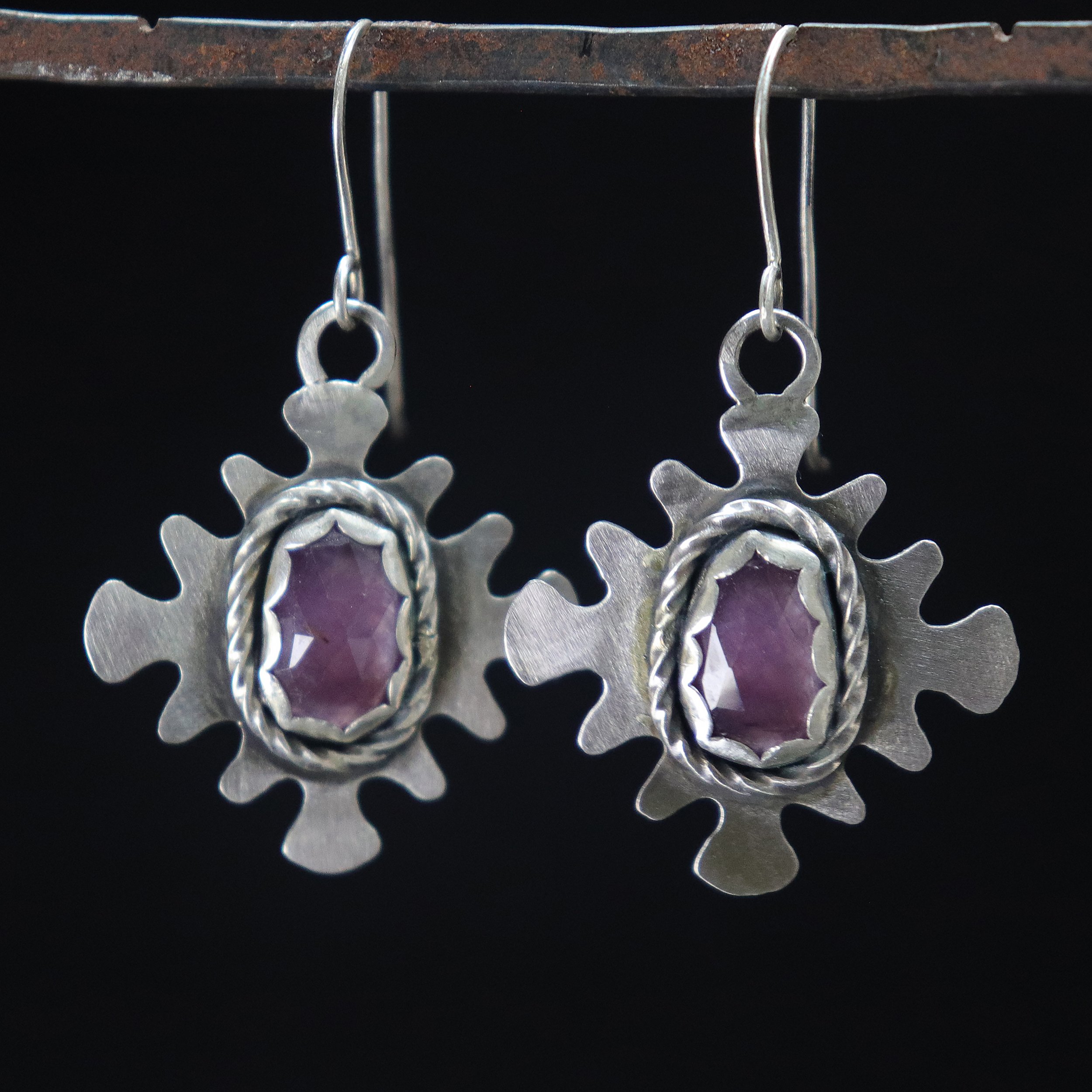 Suzani Squares with Rubies Earrings-1.jpg