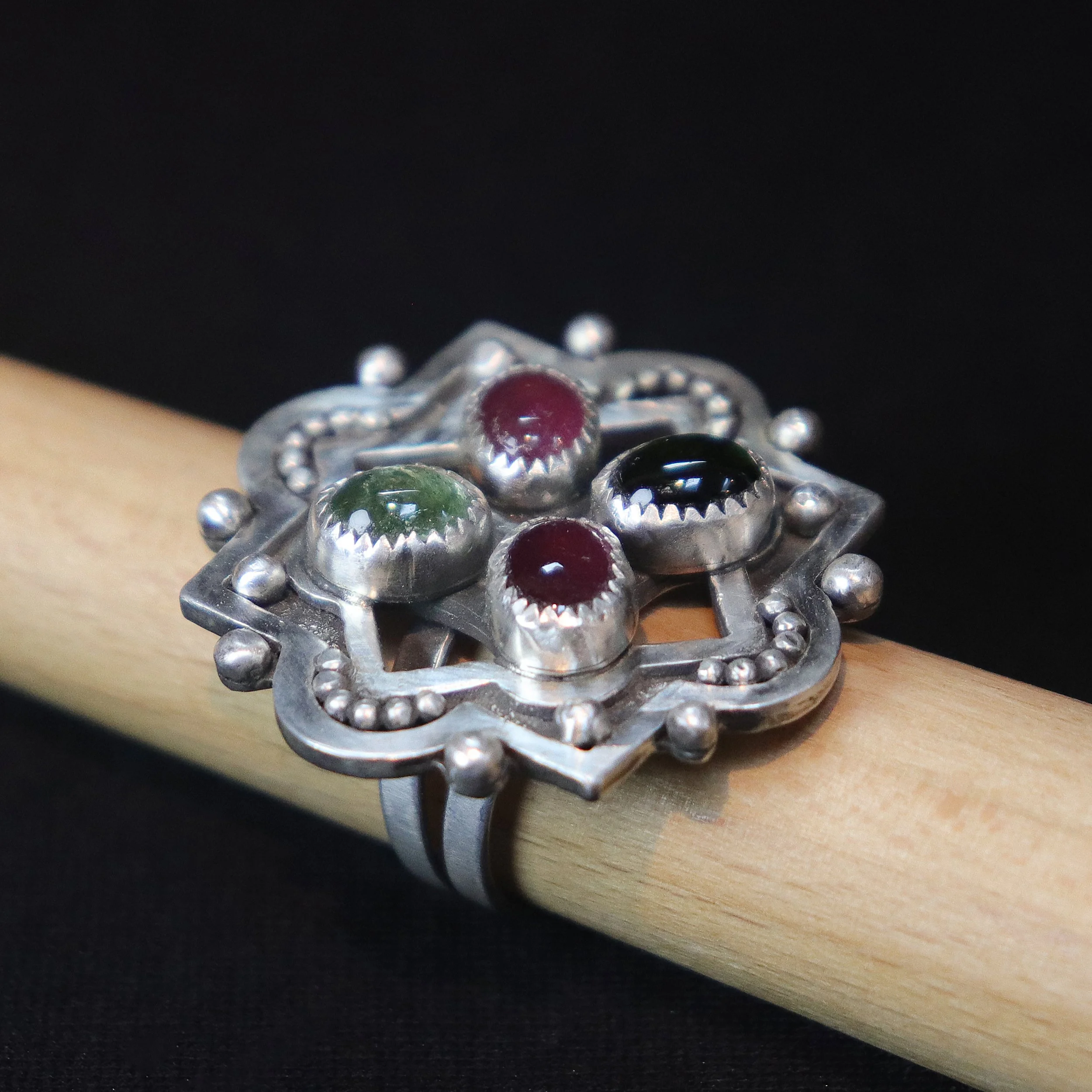 Barbed Quatrefoil Tourmaline Ring-1.jpg