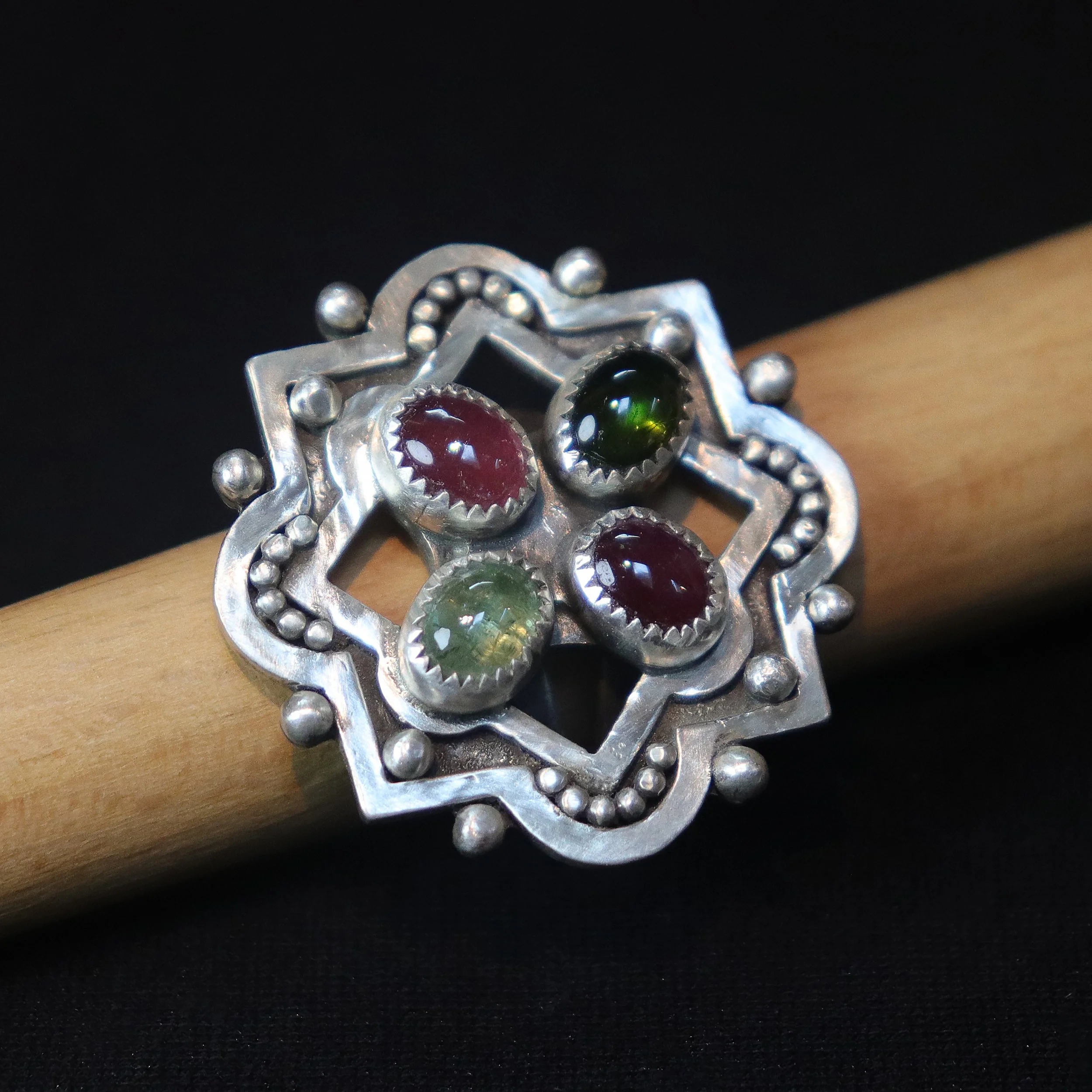 Barbed Quatrefoil Tourmaline Ring-2.jpg