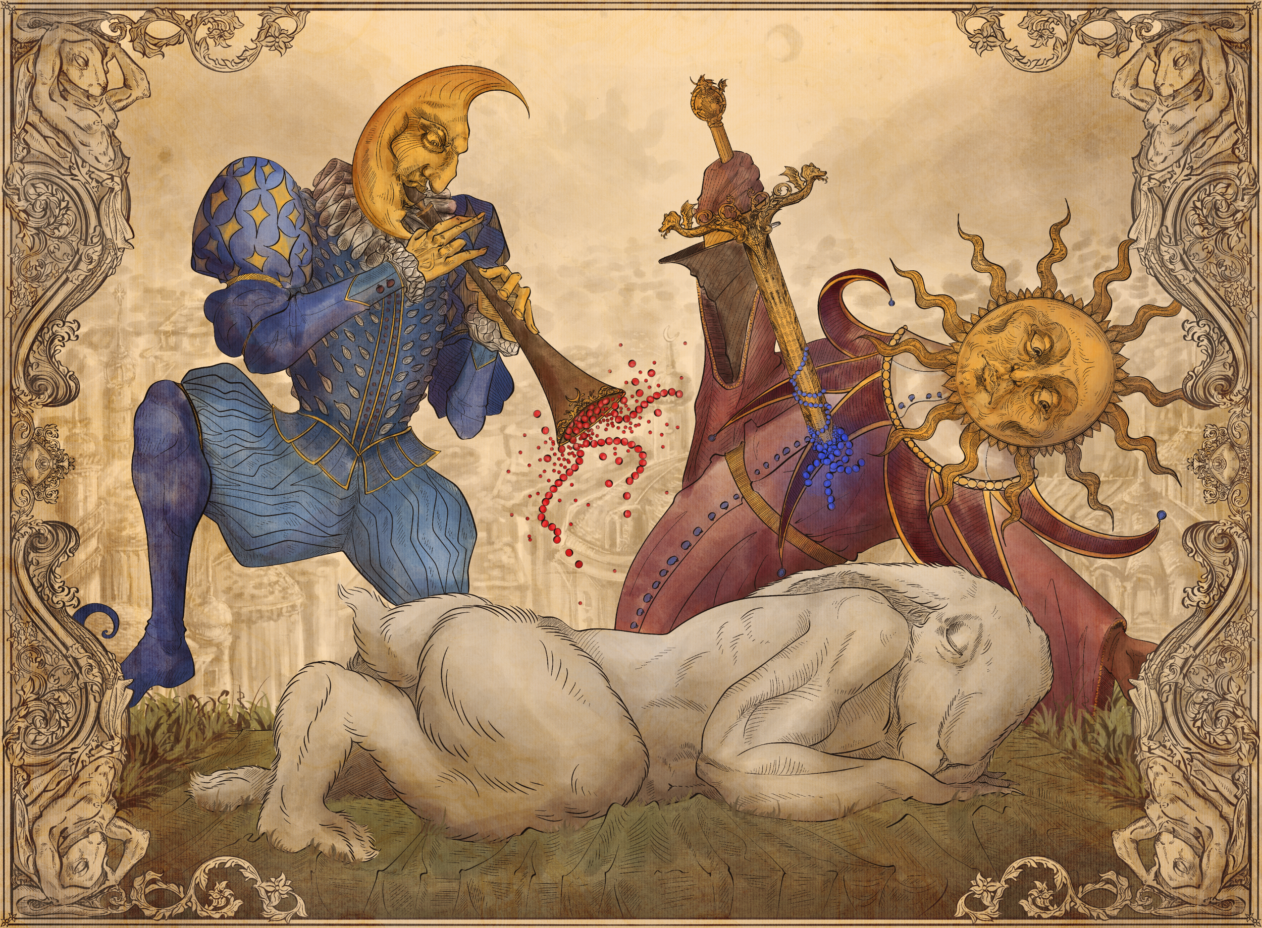 "The Dream Weavers" (Digital) Procreate, personal work