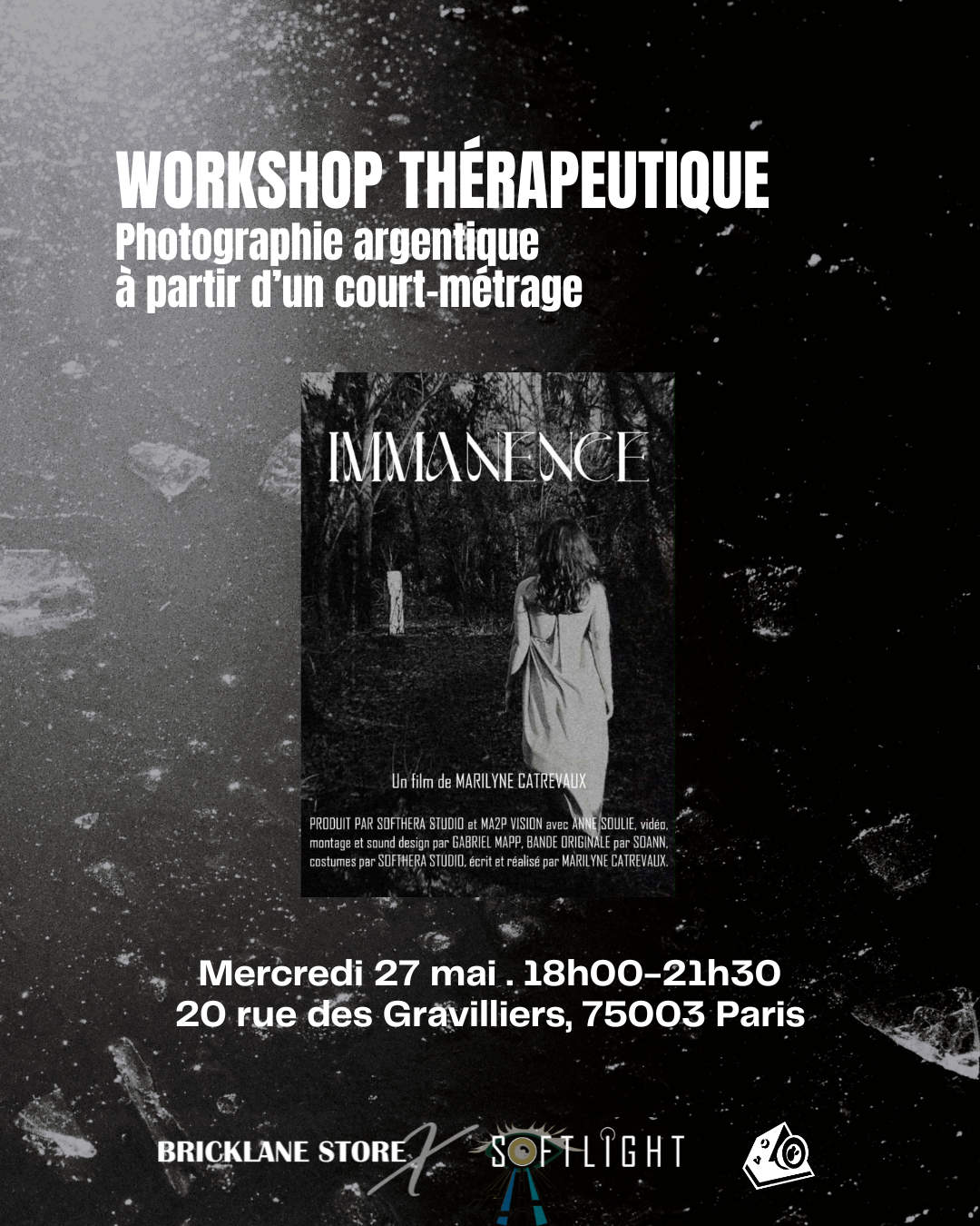 ATELIER THÉRAPEUTIQUE - PHOTOGRAPHIE ARGENTIQUE À PARTIR D'UN COURT-MÉTRAGE