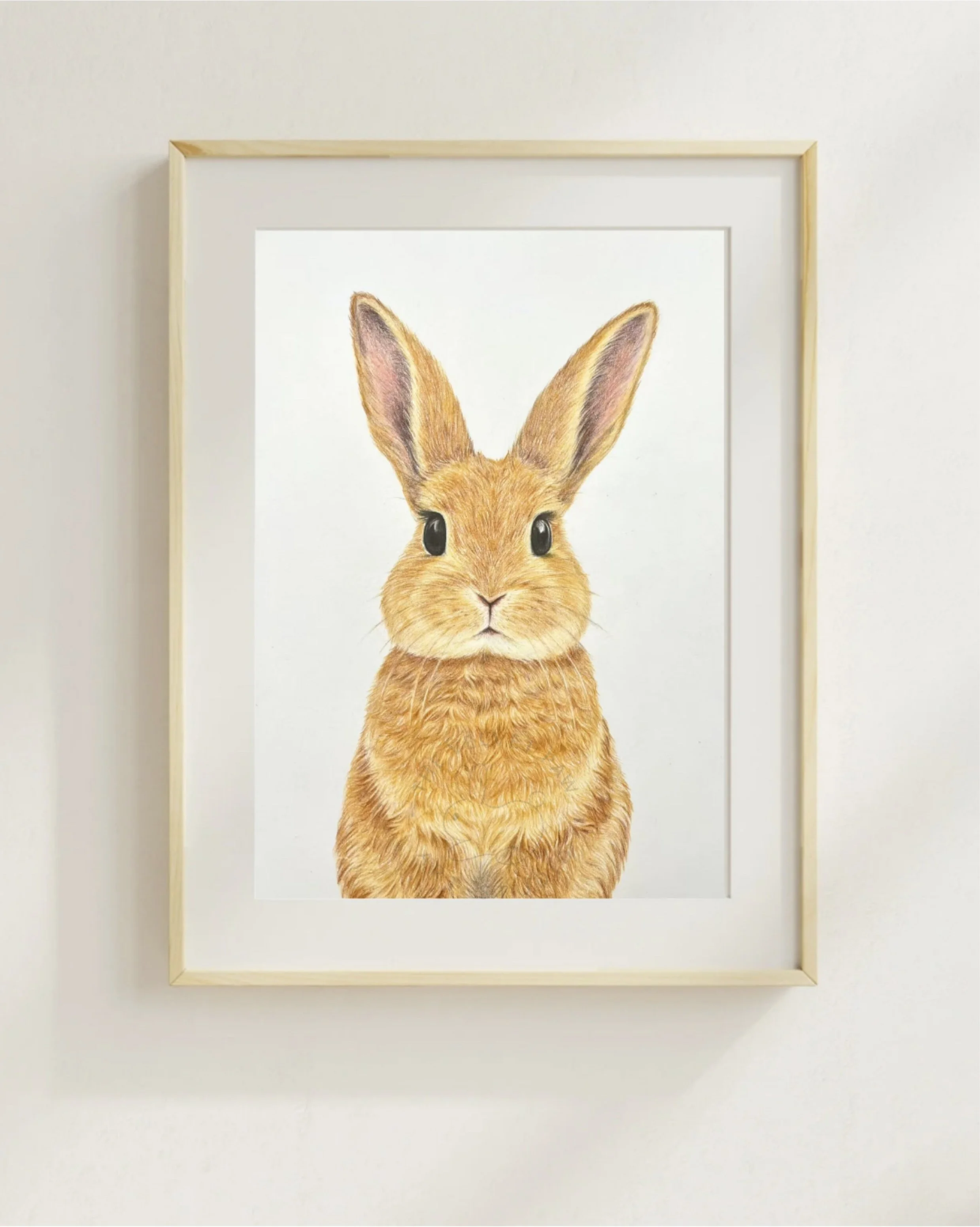Yito · Brown Bunny - Hand-signed Fine Art Print