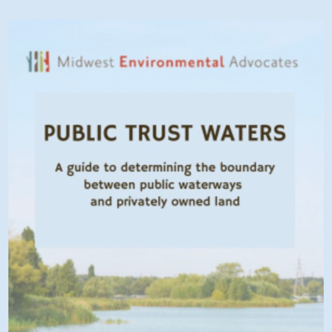 MEA's Public Trust Waters Guide