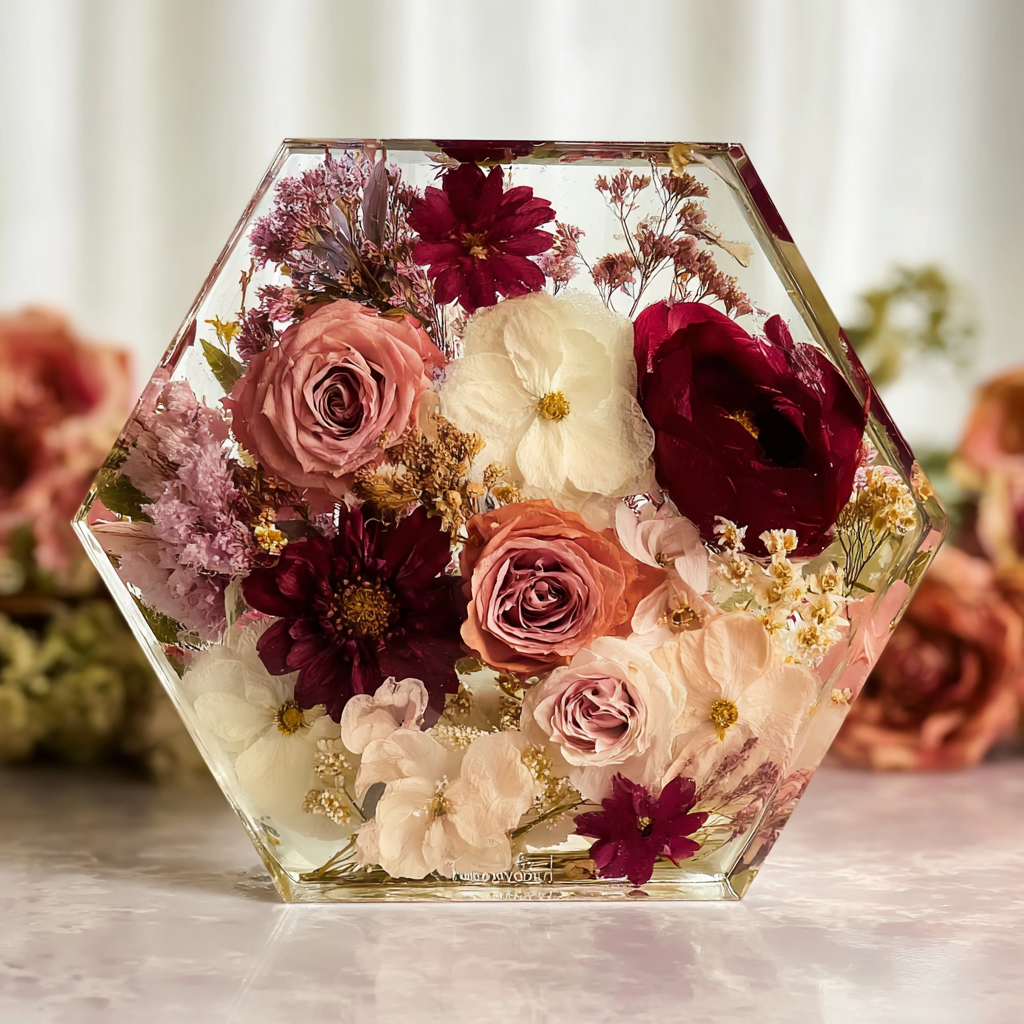 Wedding bouquet preservation custom resin flower preservation epoxy resin bouquet designs .png