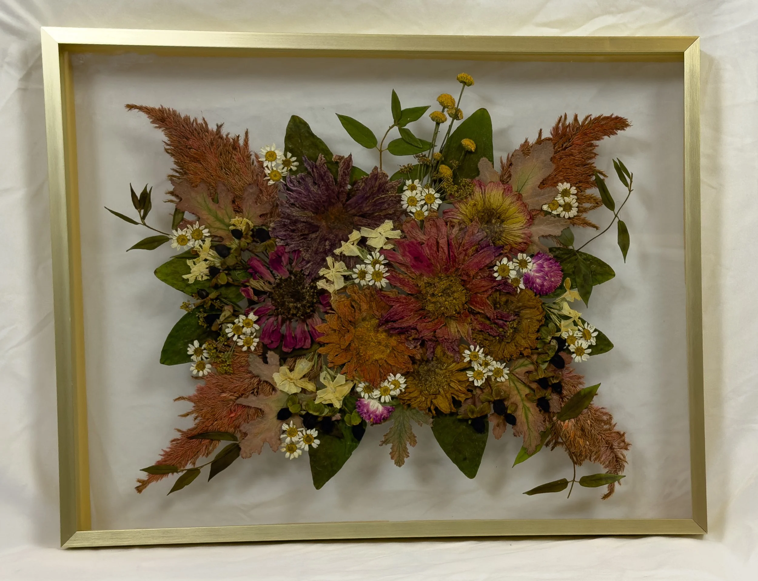 Pressed flower frame
