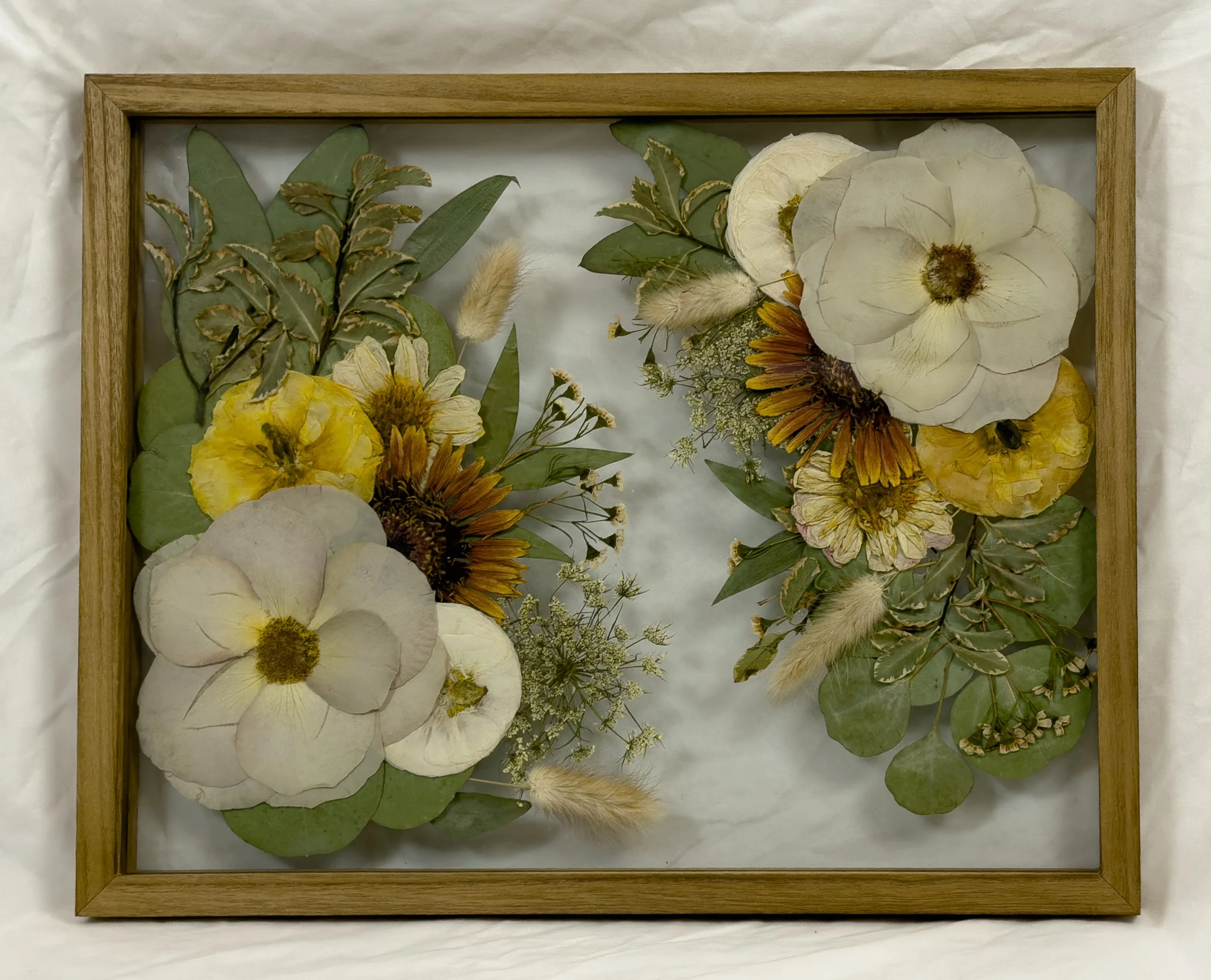 Pressed flower frame - corners