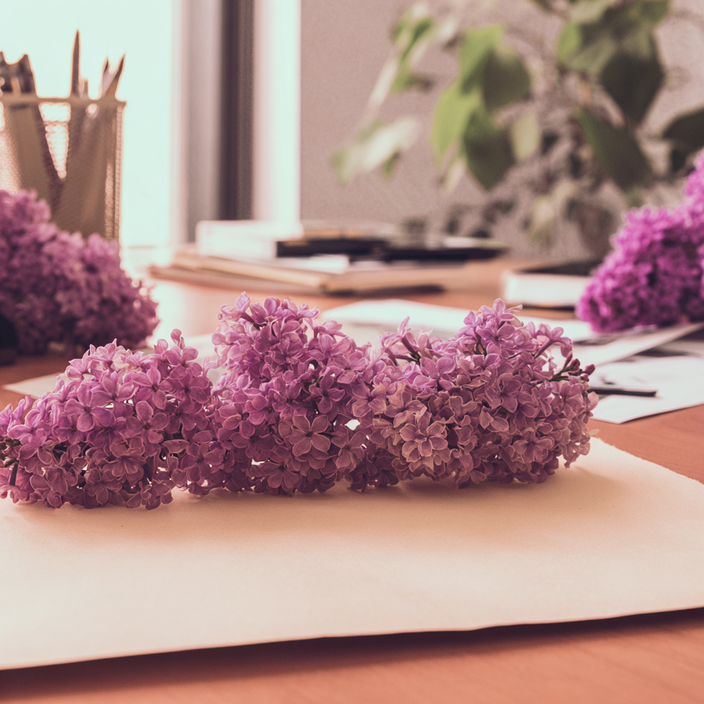 Custom Flower Preservation - Lilacs in a Flower Studio
