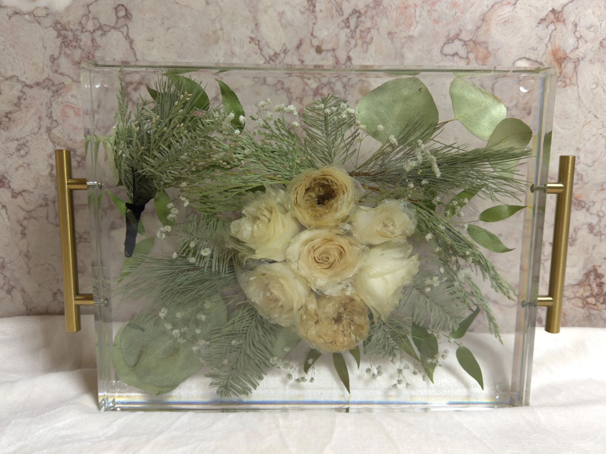Flower Preservation Resin Tray