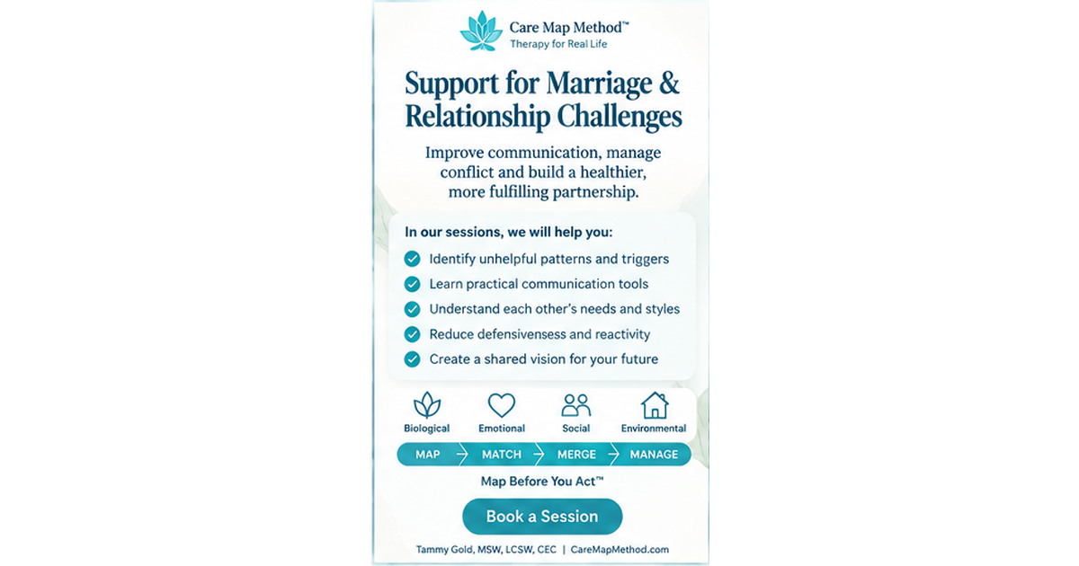 Providence Health Plan online therapy in New Jersey with Tammy Gold, LCSW for marriage & relationship problems.