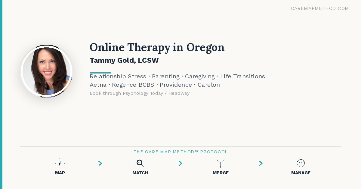 Online Therapy in Oregon Accepting Aetna, Regence BCBS, Providence &amp; Carelon