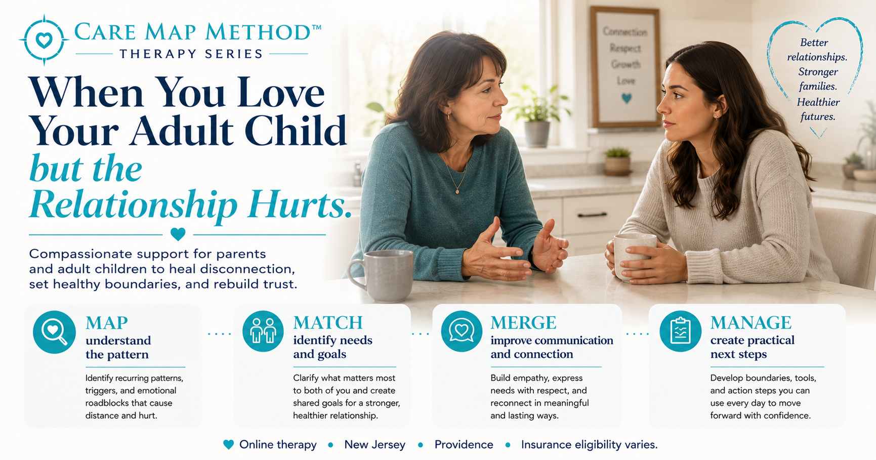 Providence Therapy in New Jersey for Parent–Adult Child Conflict &amp; Family Relationships