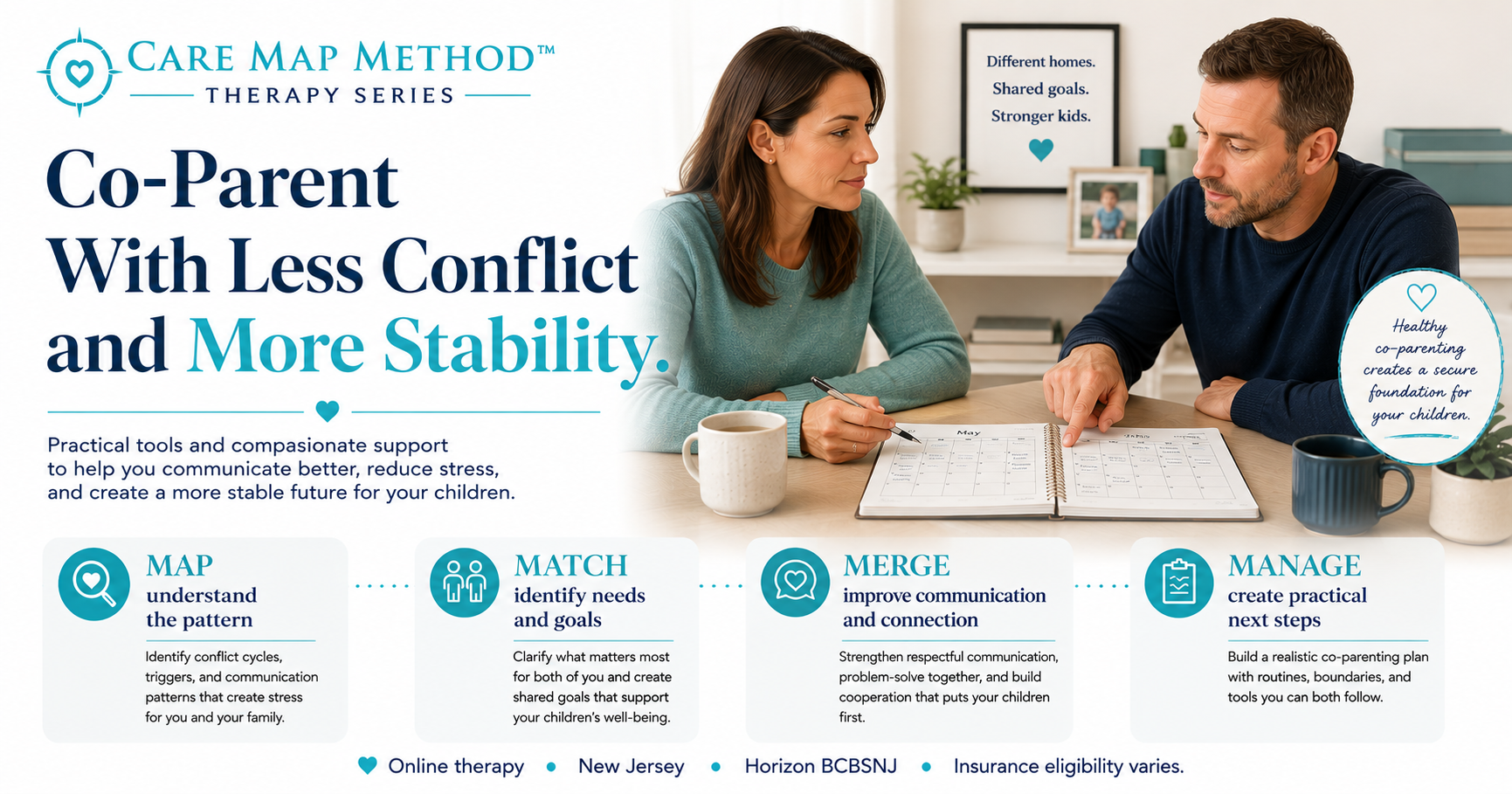 Horizon BCBSNJ Therapy for Divorce, Co-Parenting &amp; Family Conflict in New Jersey