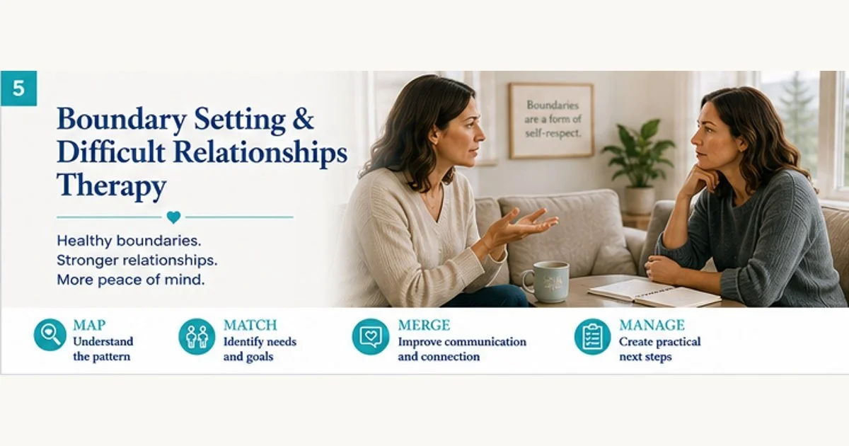 Boundary Setting &amp; Difficult Relationships Therapy