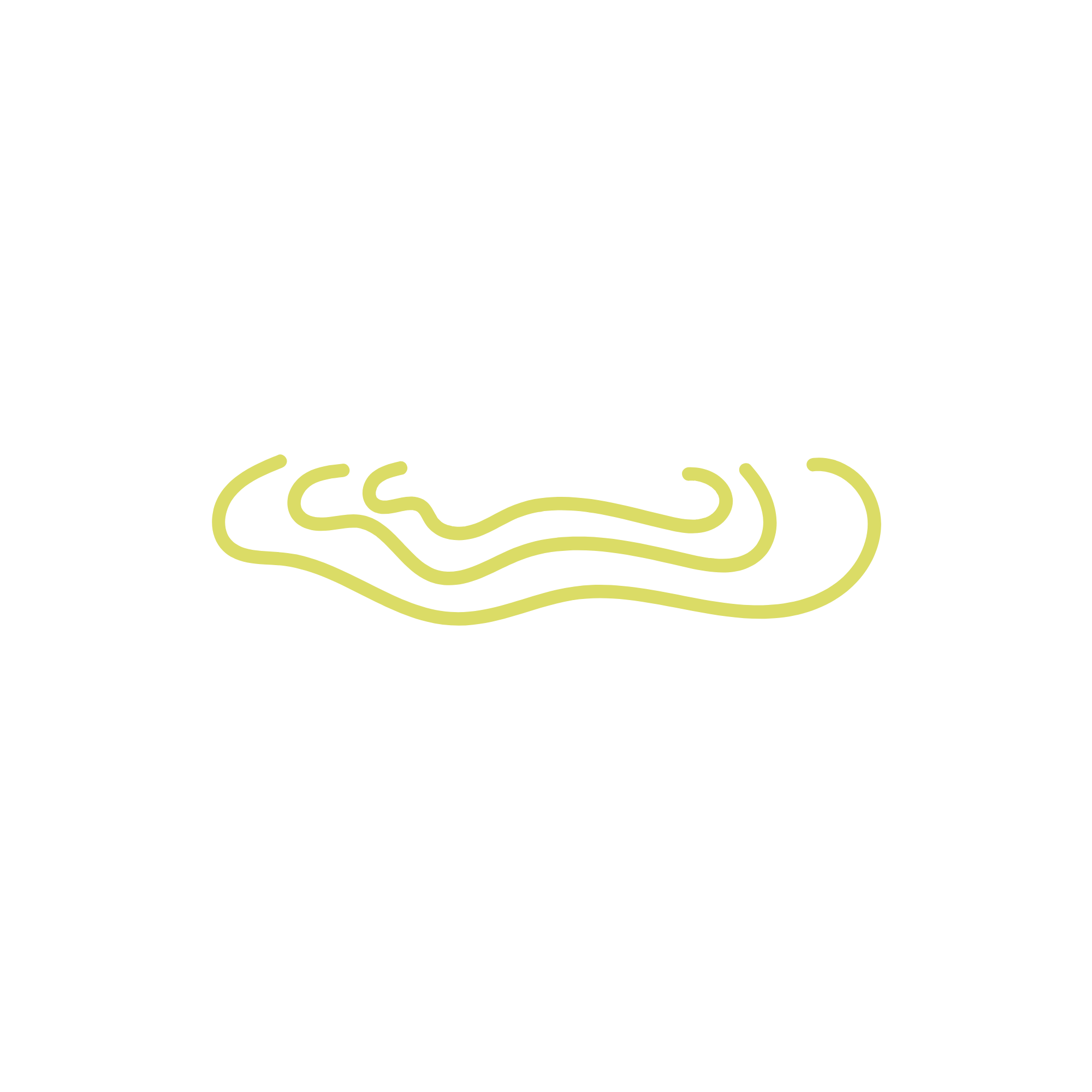 A neon outline drawing of a steaming bowl of ramen with steam rising from it.