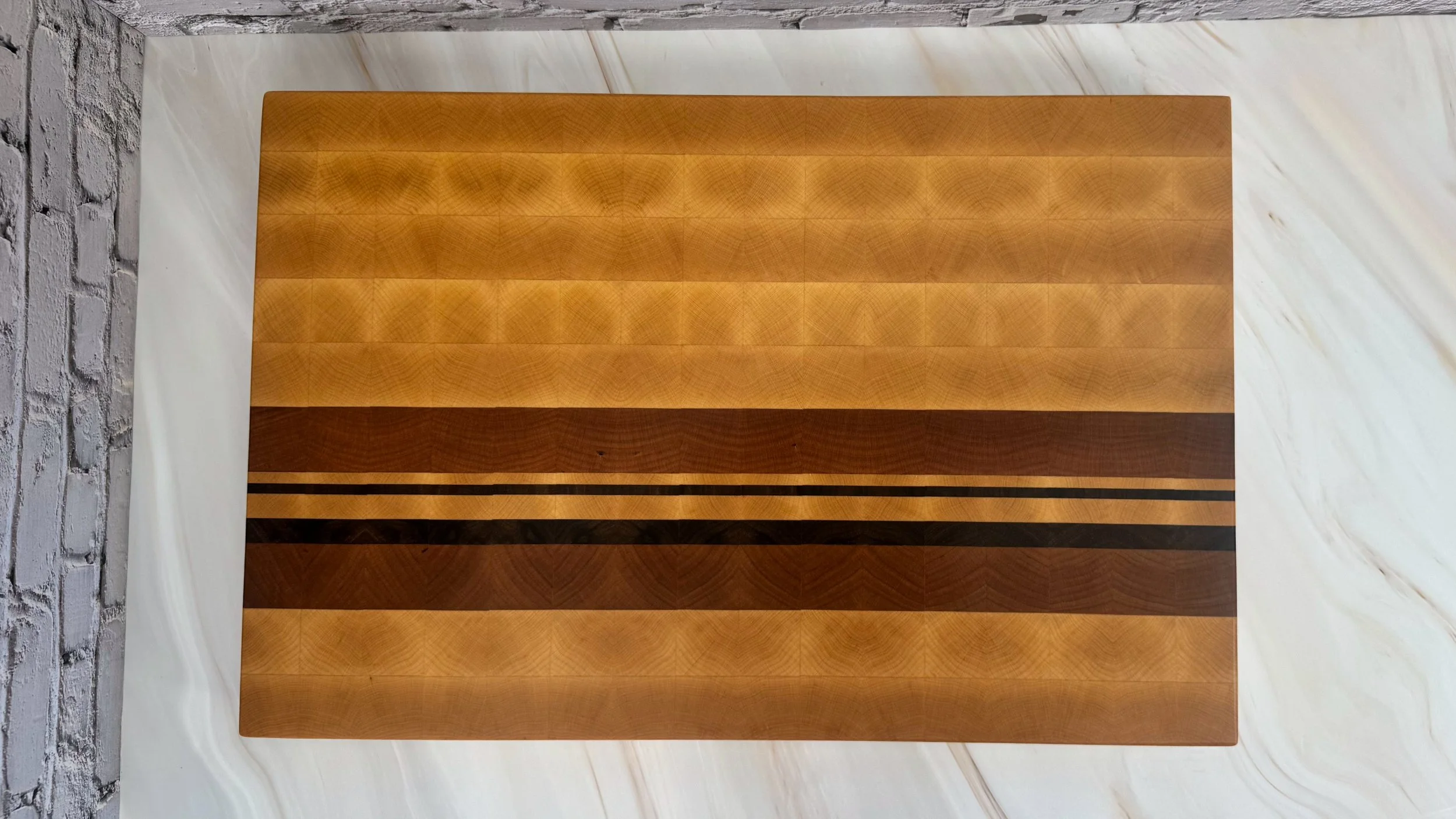 Asymmetric Modern Grain End Grain Cutting Board Charcuterie Board IMG_3967.jpg