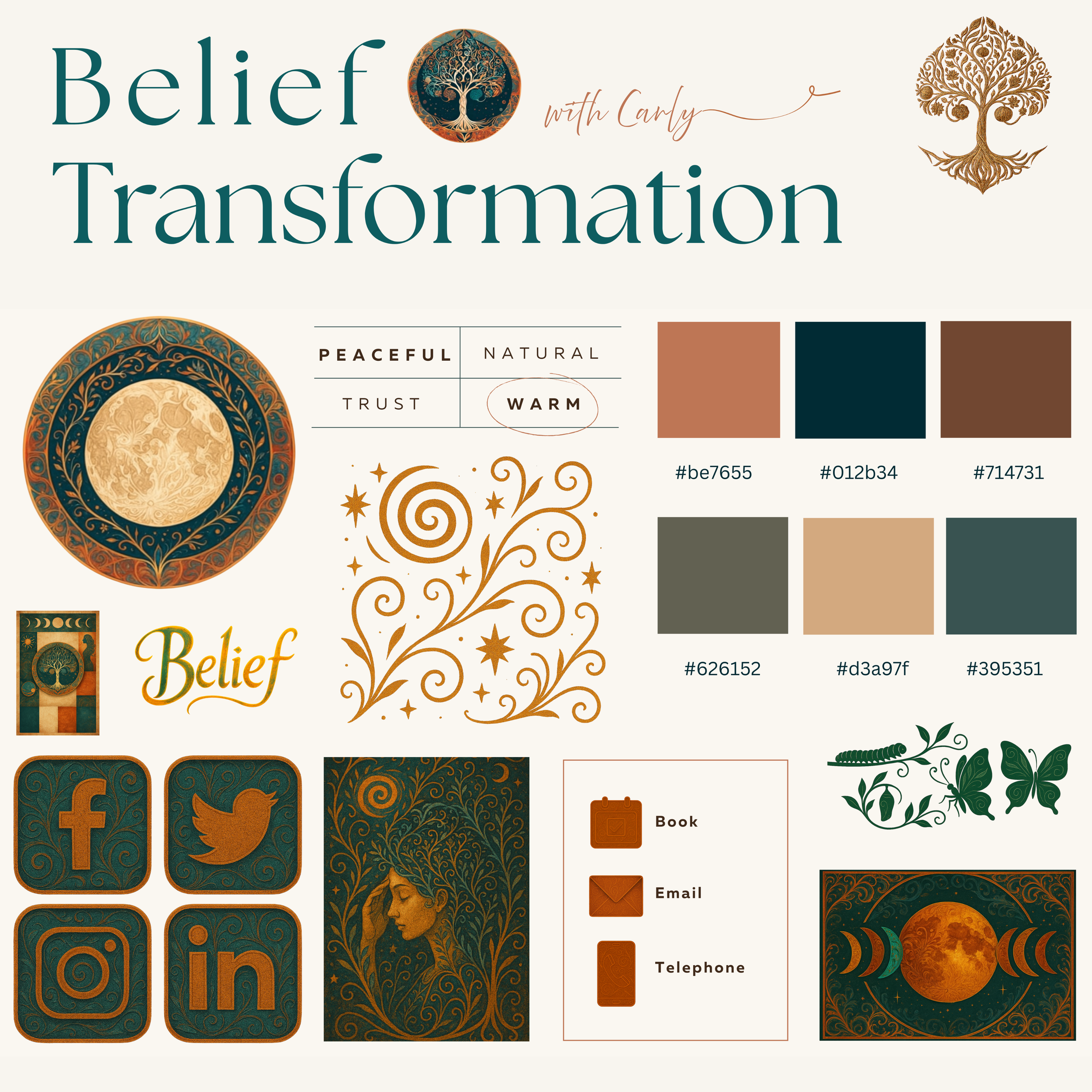 Mood board and brand kit