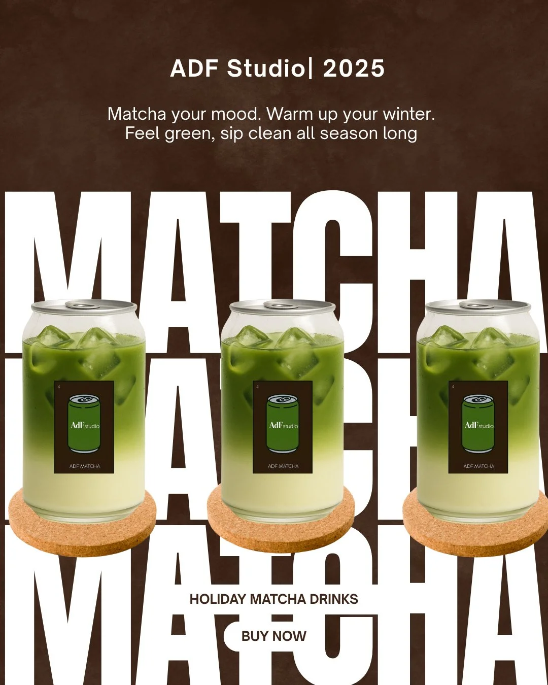 ✨ Holiday matcha season is HERE! ✨⁠
Warm up your winter and sip something magical at ADF Studio.⁠
Our matcha menu just got a holiday glow-up and she&rsquo;s looking delicious 💚⁠
⁠
🎅🏼 Pilates Gingerbread Matcha⁠
🎁 Grinchy Glow Matcha⁠
☕️ Cocoa Cor