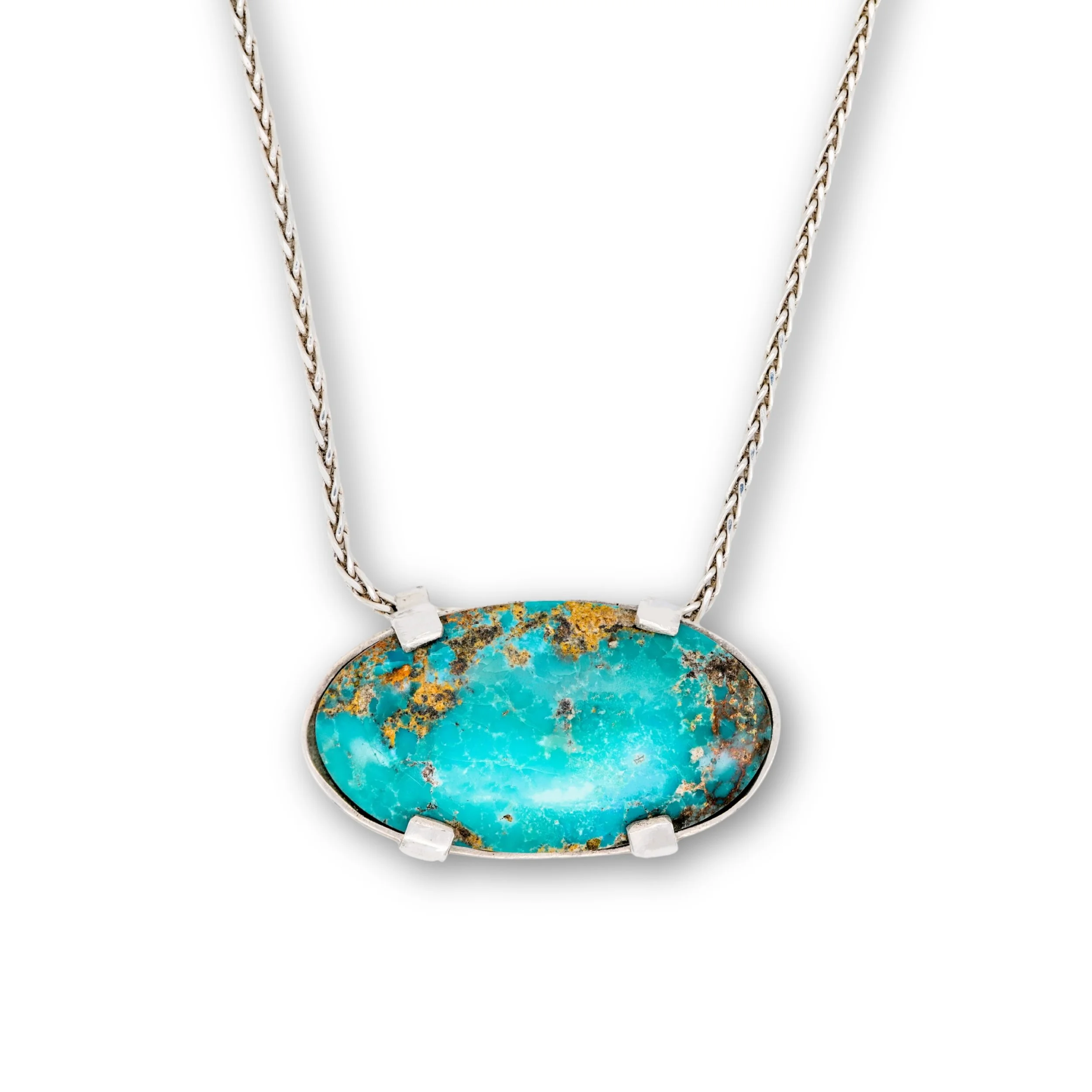Exquisite Persian Turquoise Pendant