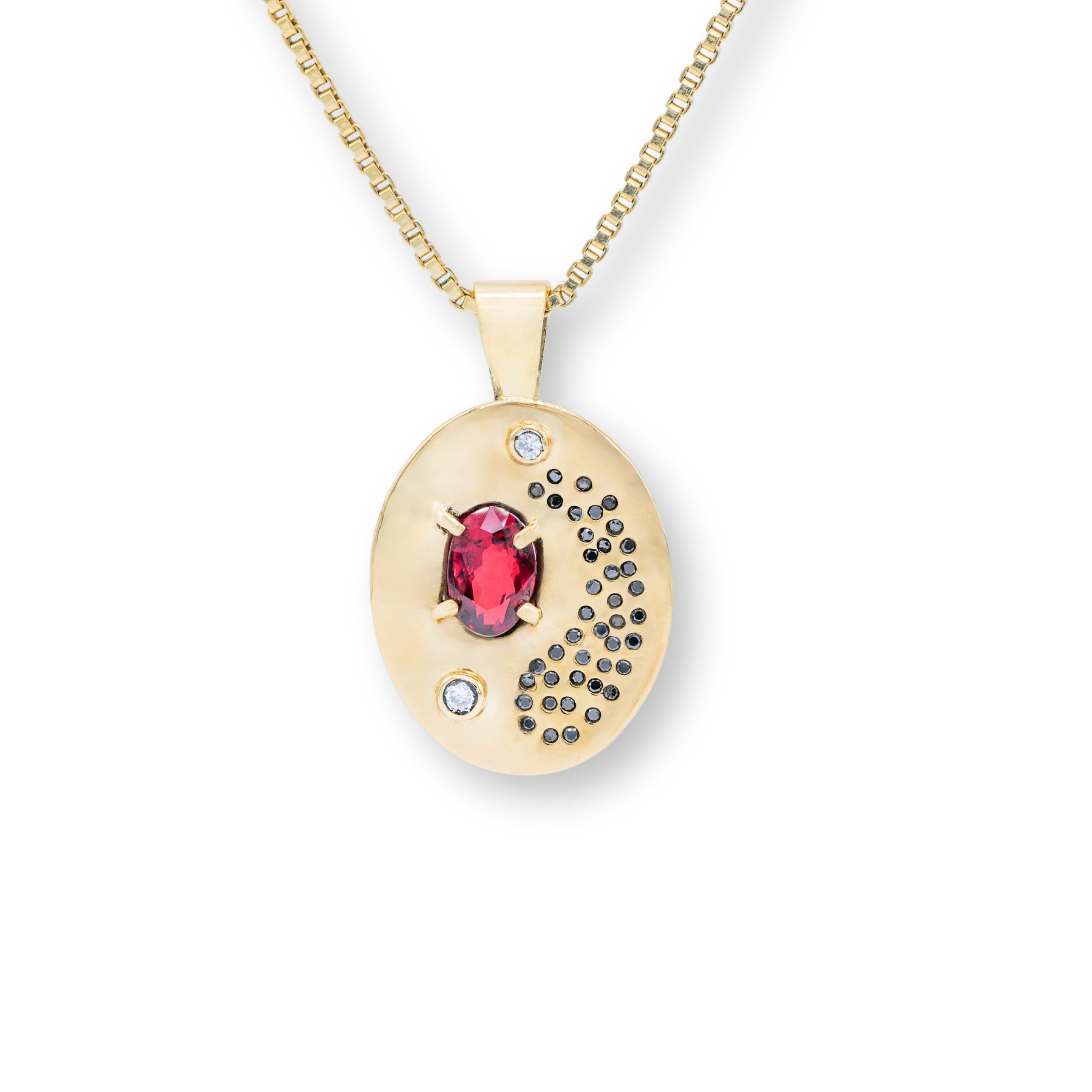Ruby and Diamond Pendant