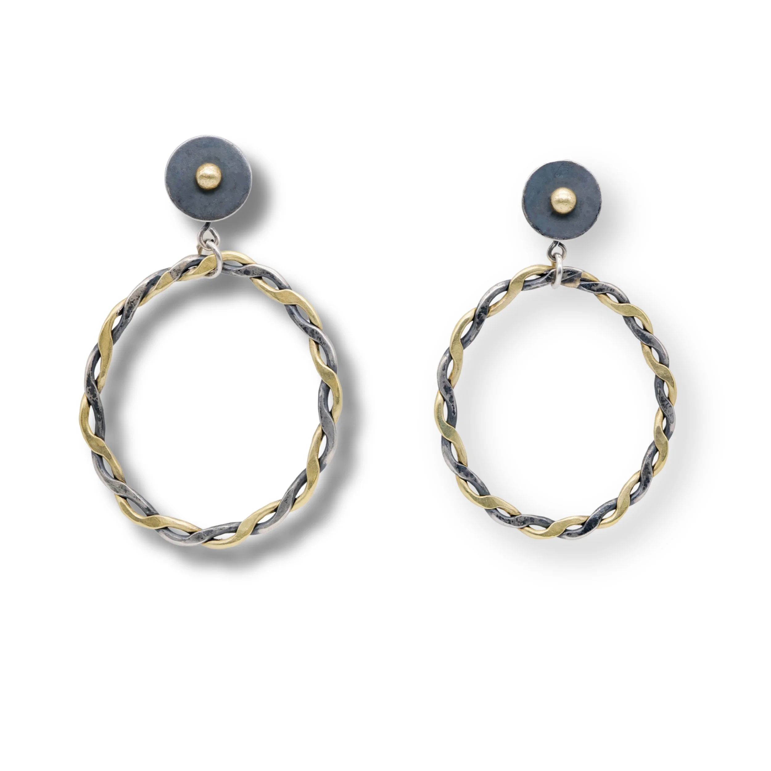 Twisted Hoop Earrings
