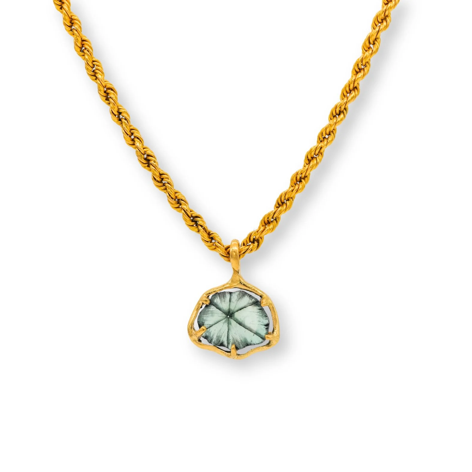 Columbian Emerald Tripeche Pendant