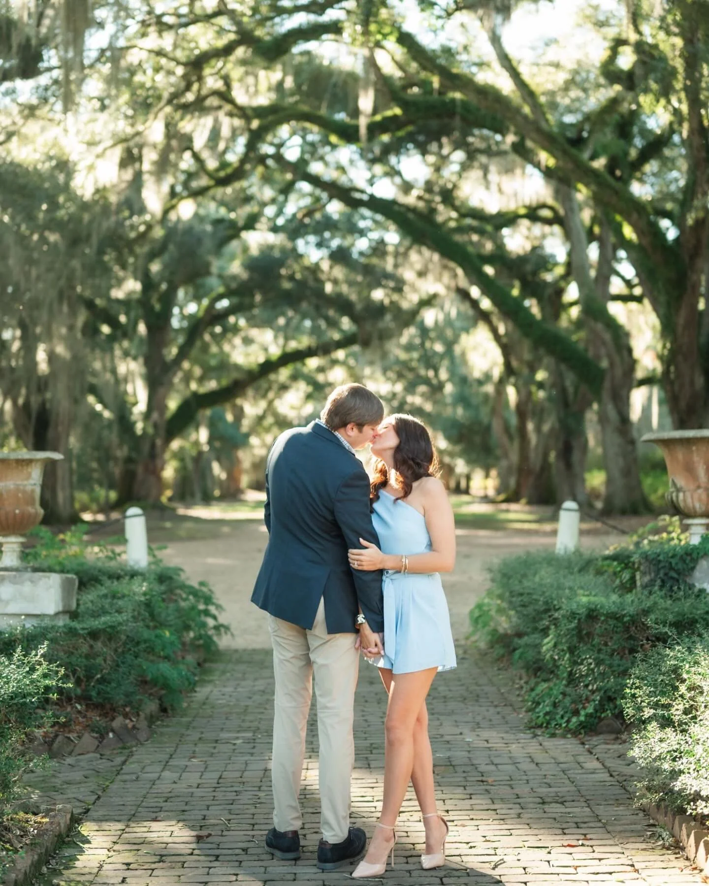 OBSESSED with Bailey and Tyler&rsquo;s engagement session on this perfect day! We had Rosedown to ourselves because it was about 40 degrees, and we made the absolute most of it. One more post with their outfit #2s coming soon.❤️