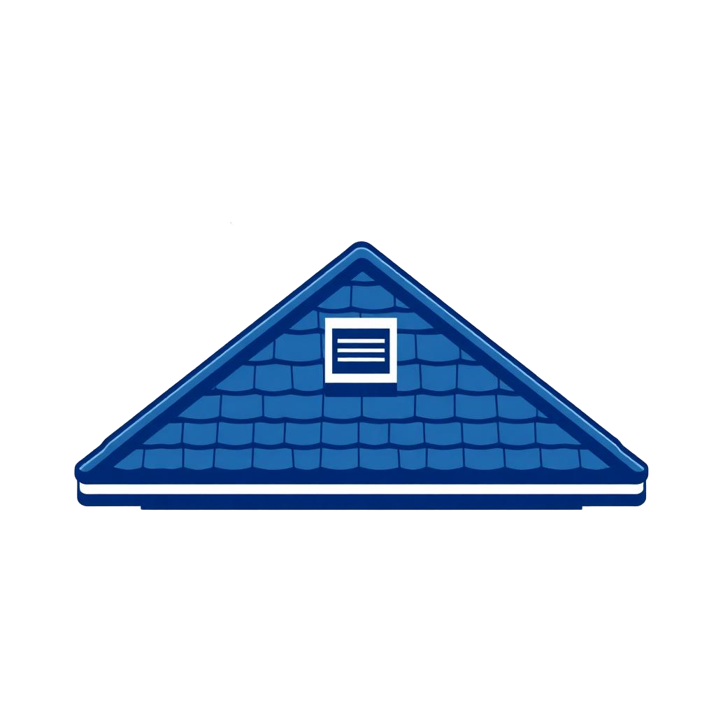 A blue roof icon